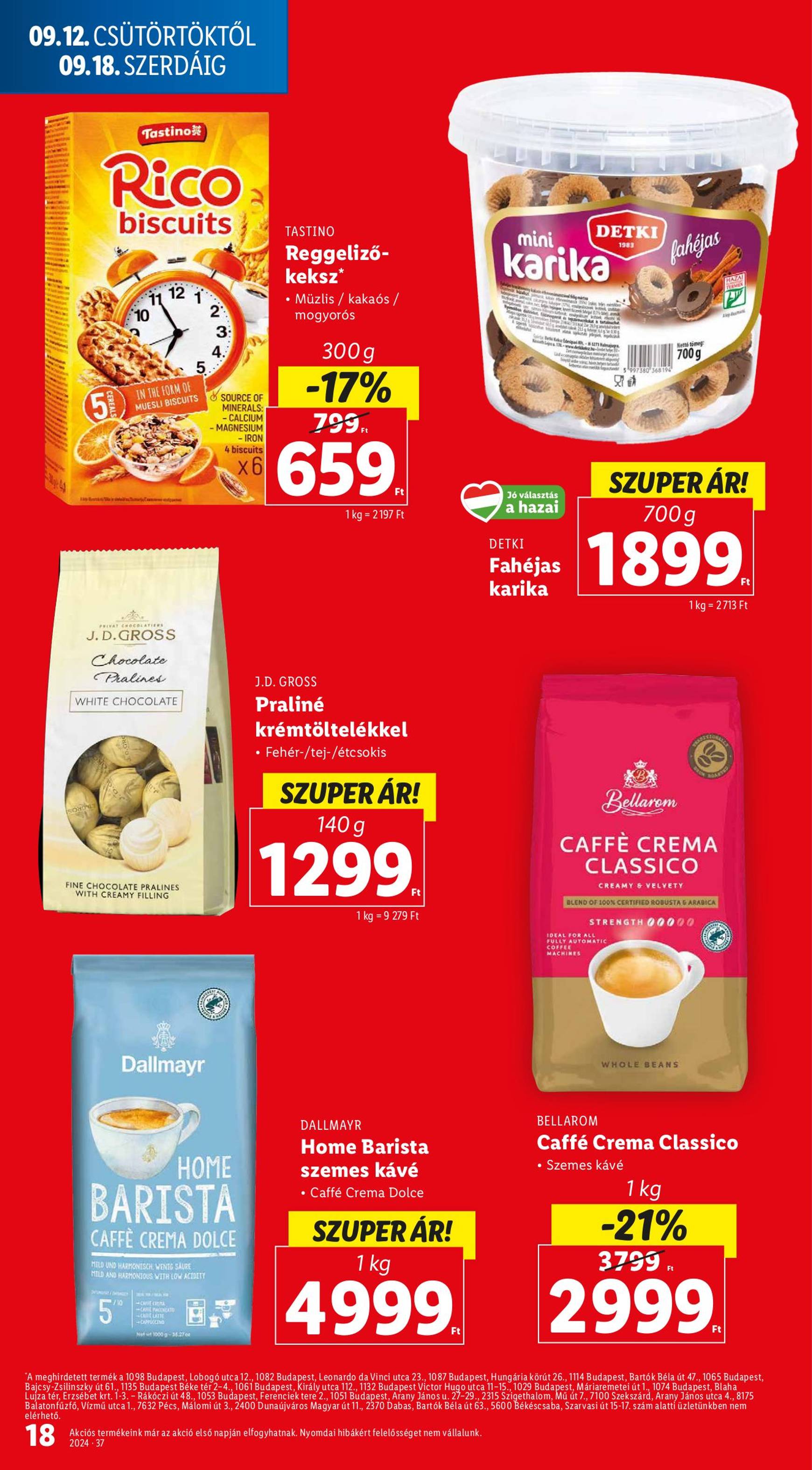 lidl - Aktuális újság Lidl 09.12. - 09.18. - page: 18