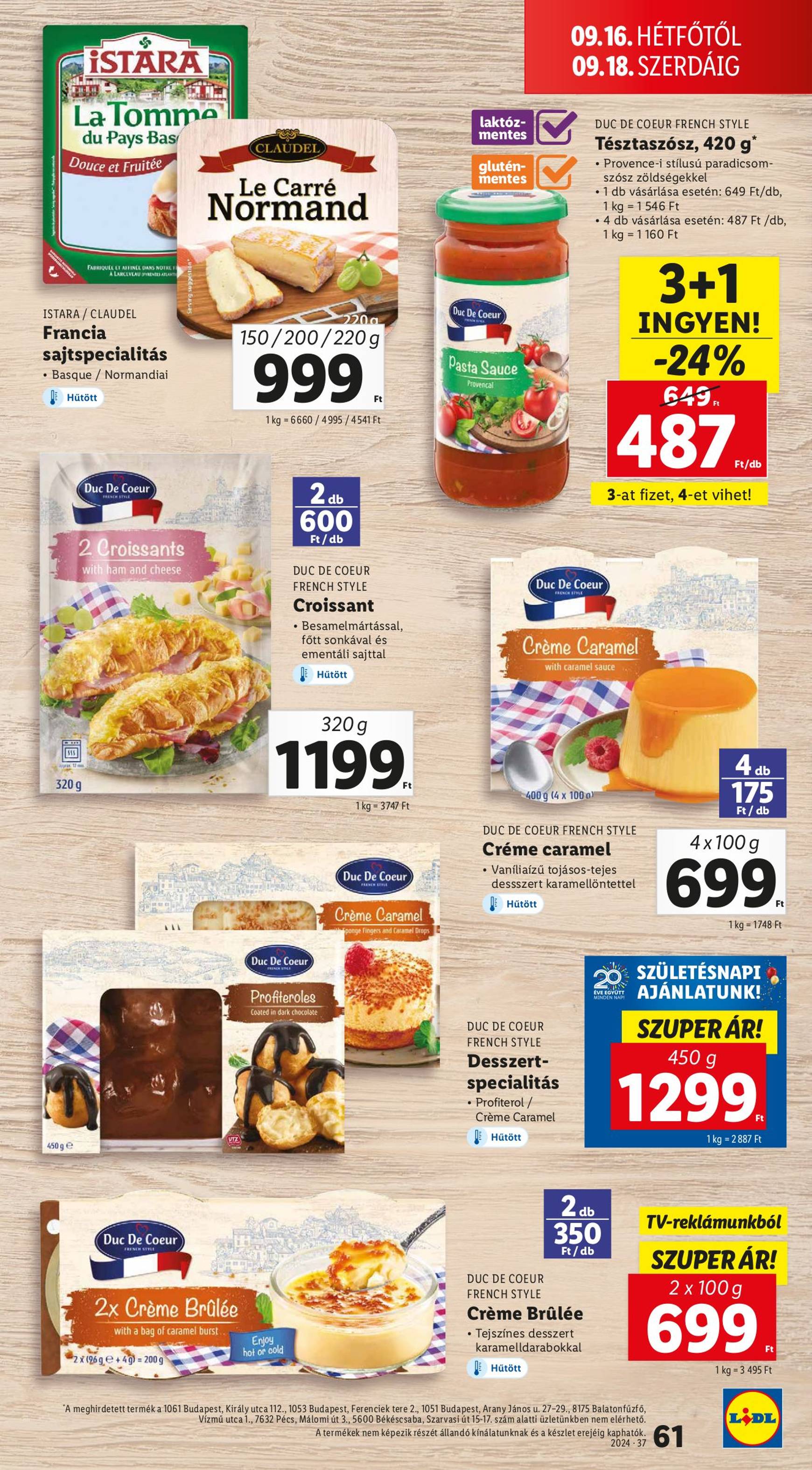 lidl - Aktuális újság Lidl 09.12. - 09.18. - page: 61