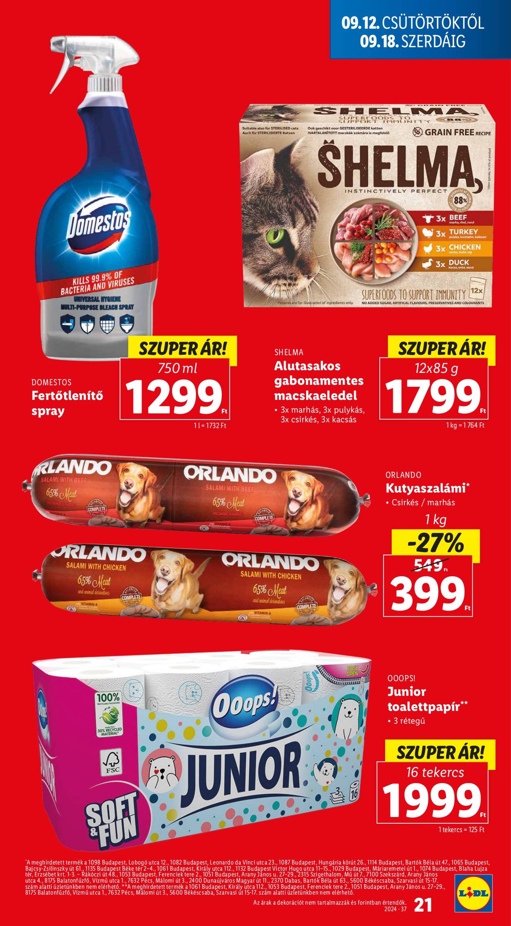 lidl - Aktuális újság Lidl 09.12. - 09.18. - page: 21