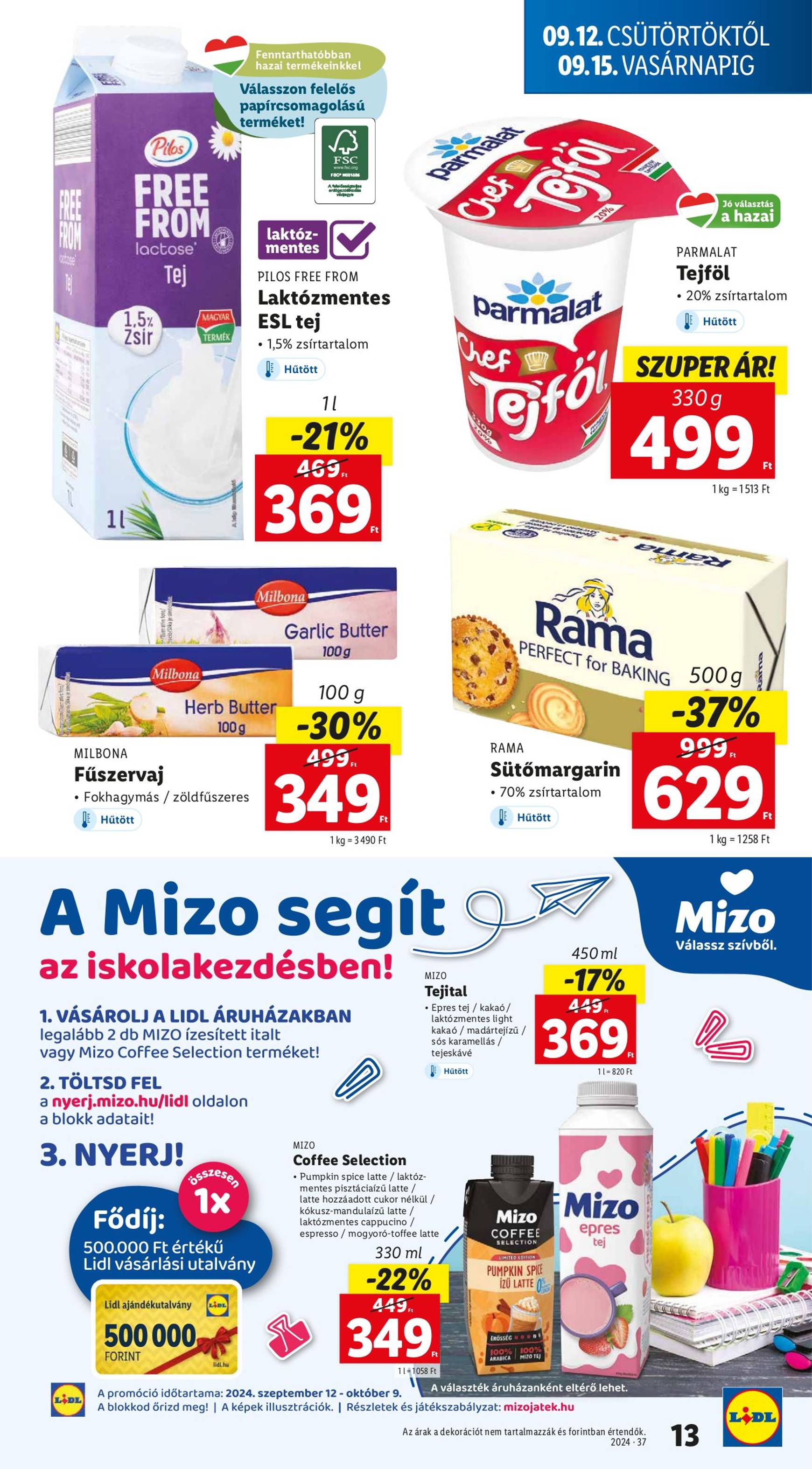 lidl - Aktuális újság Lidl 09.12. - 09.18. - page: 13