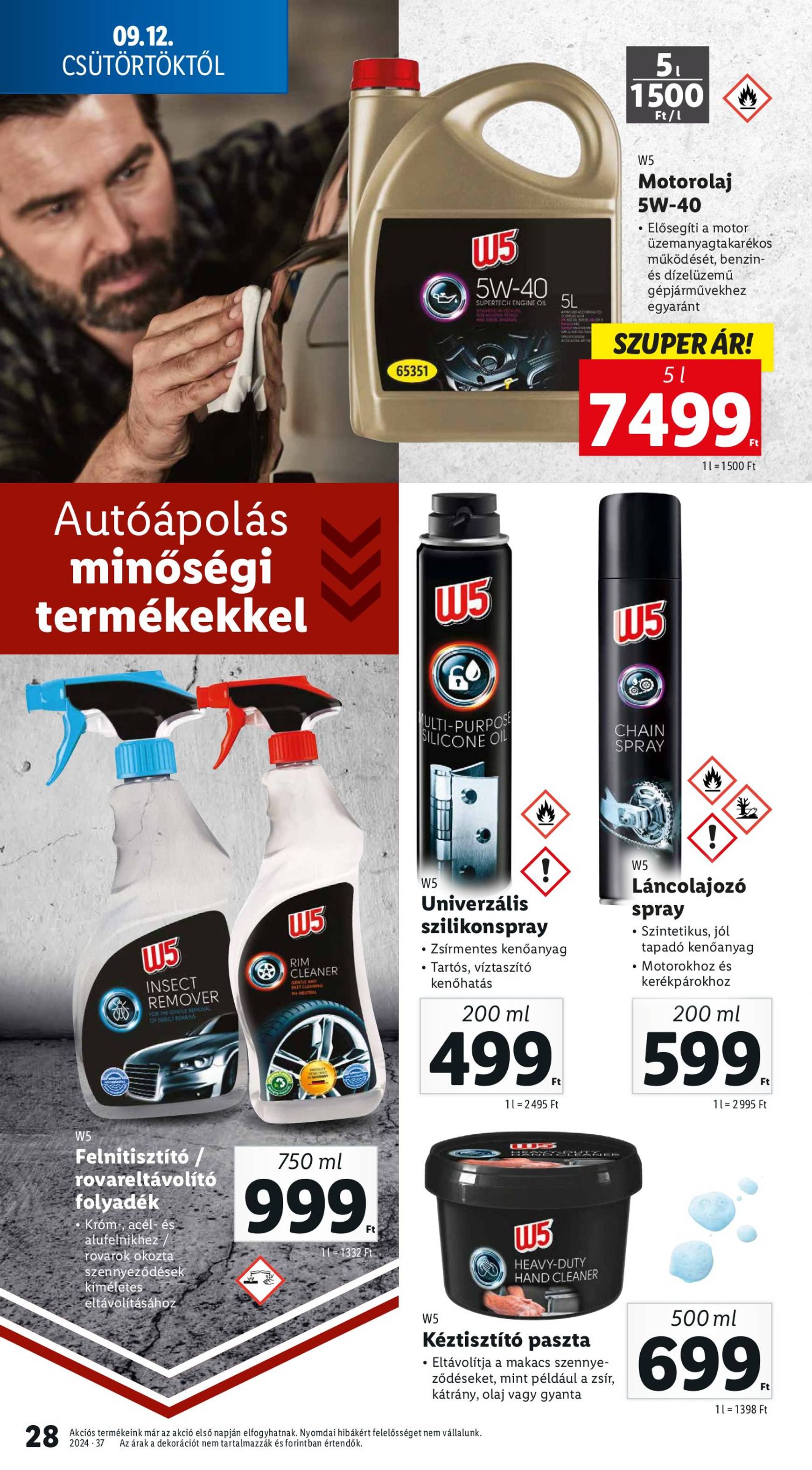 lidl - Aktuális újság Lidl 09.12. - 09.18. - page: 28