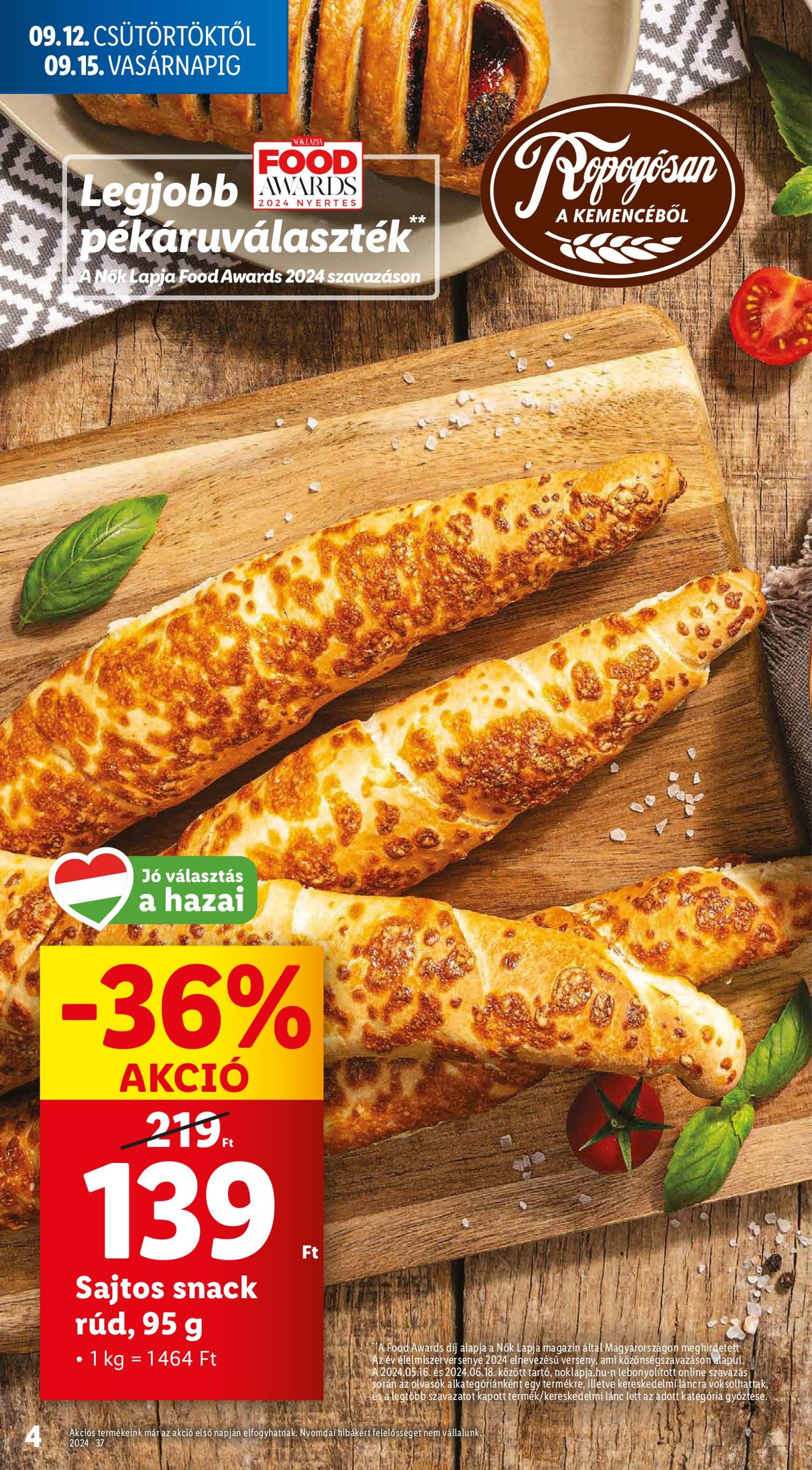 lidl - Aktuális újság Lidl 09.12. - 09.18. - page: 4