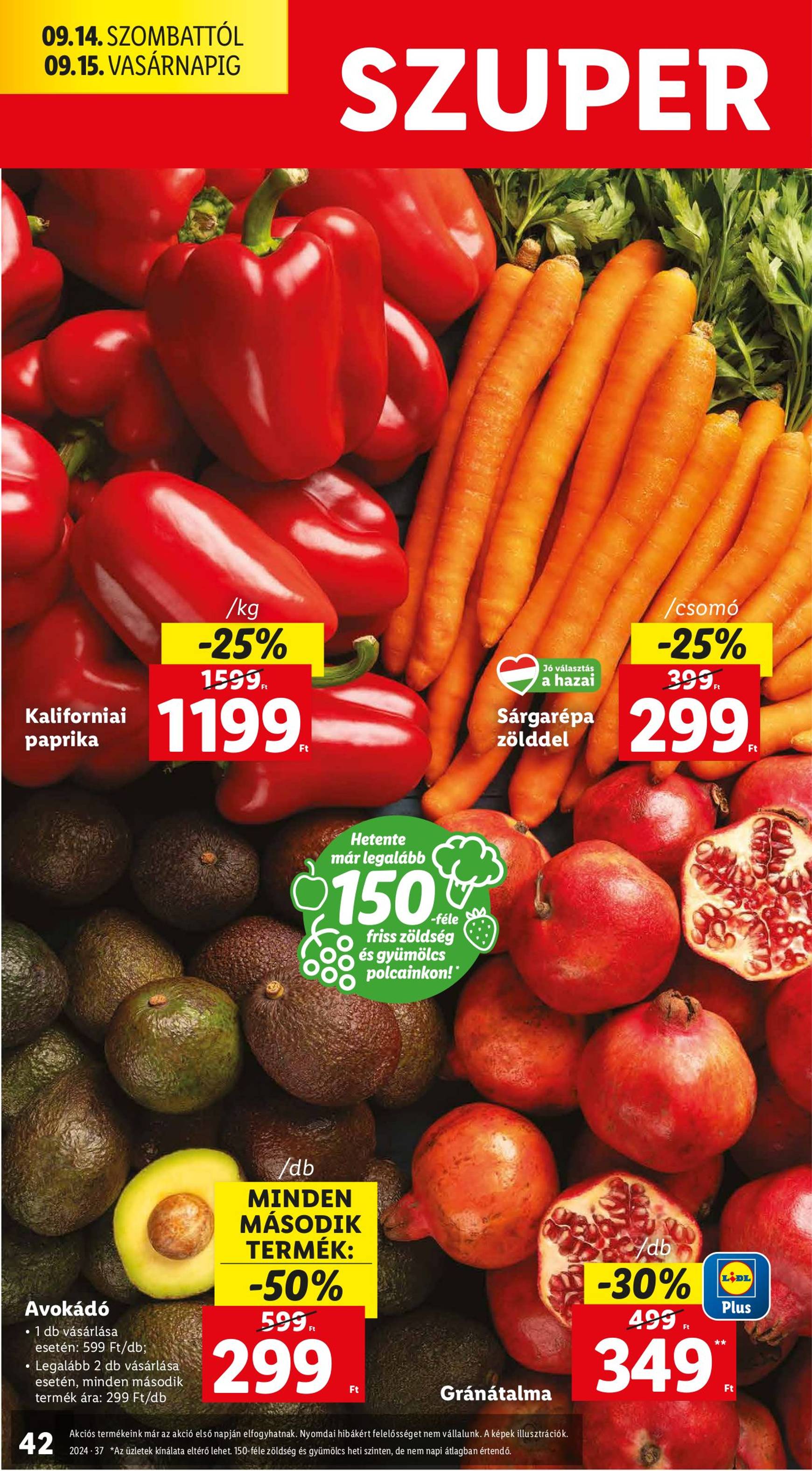 lidl - Aktuális újság Lidl 09.12. - 09.18. - page: 42