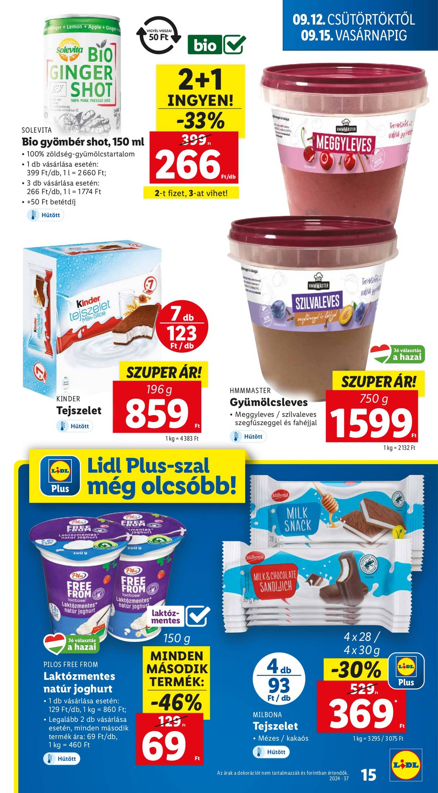 lidl - Aktuális újság Lidl 09.12. - 09.18. - page: 15