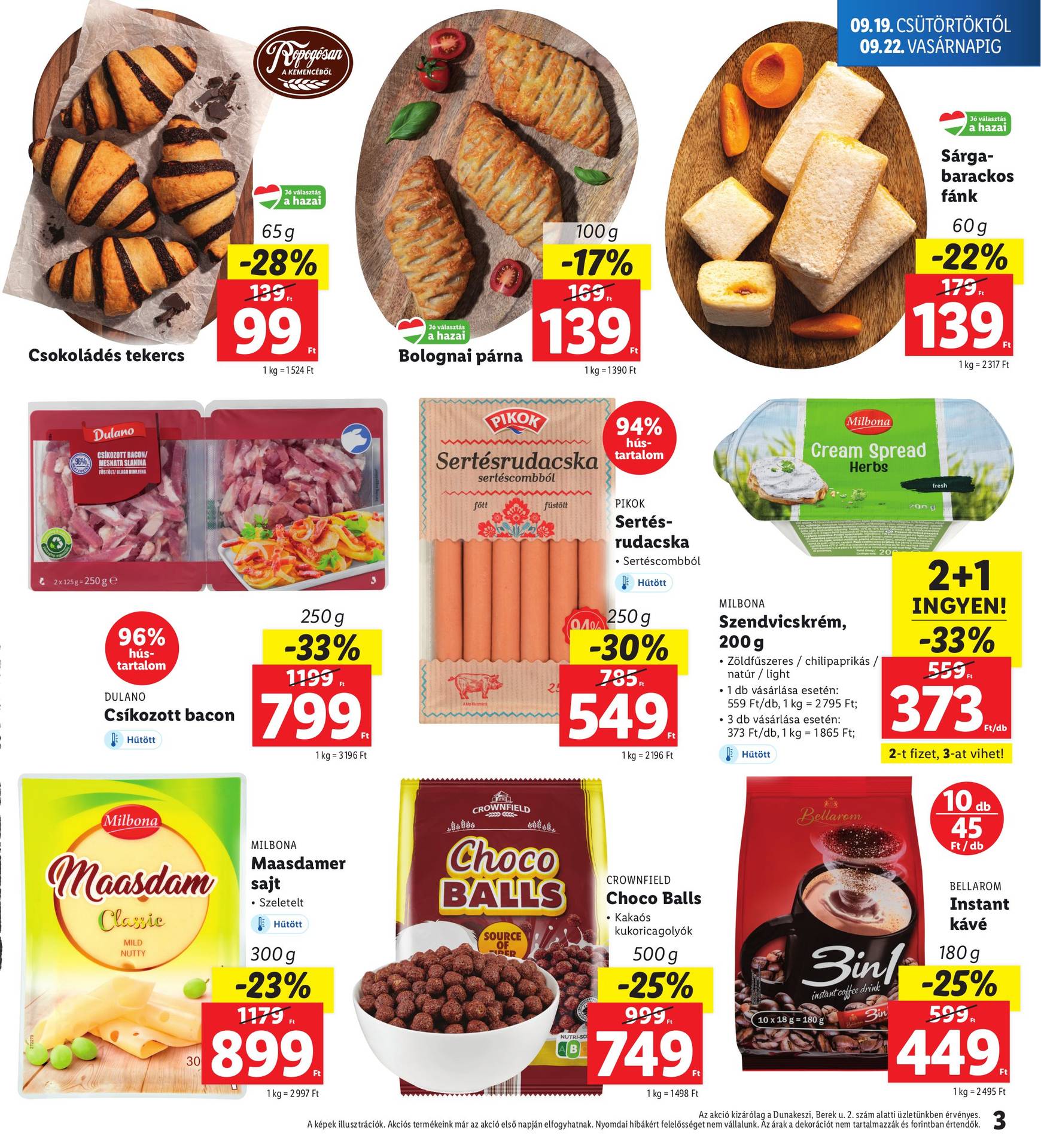 lidl - Aktuális újság Lidl - Dunakeszi 09.19. - 09.22. - page: 3