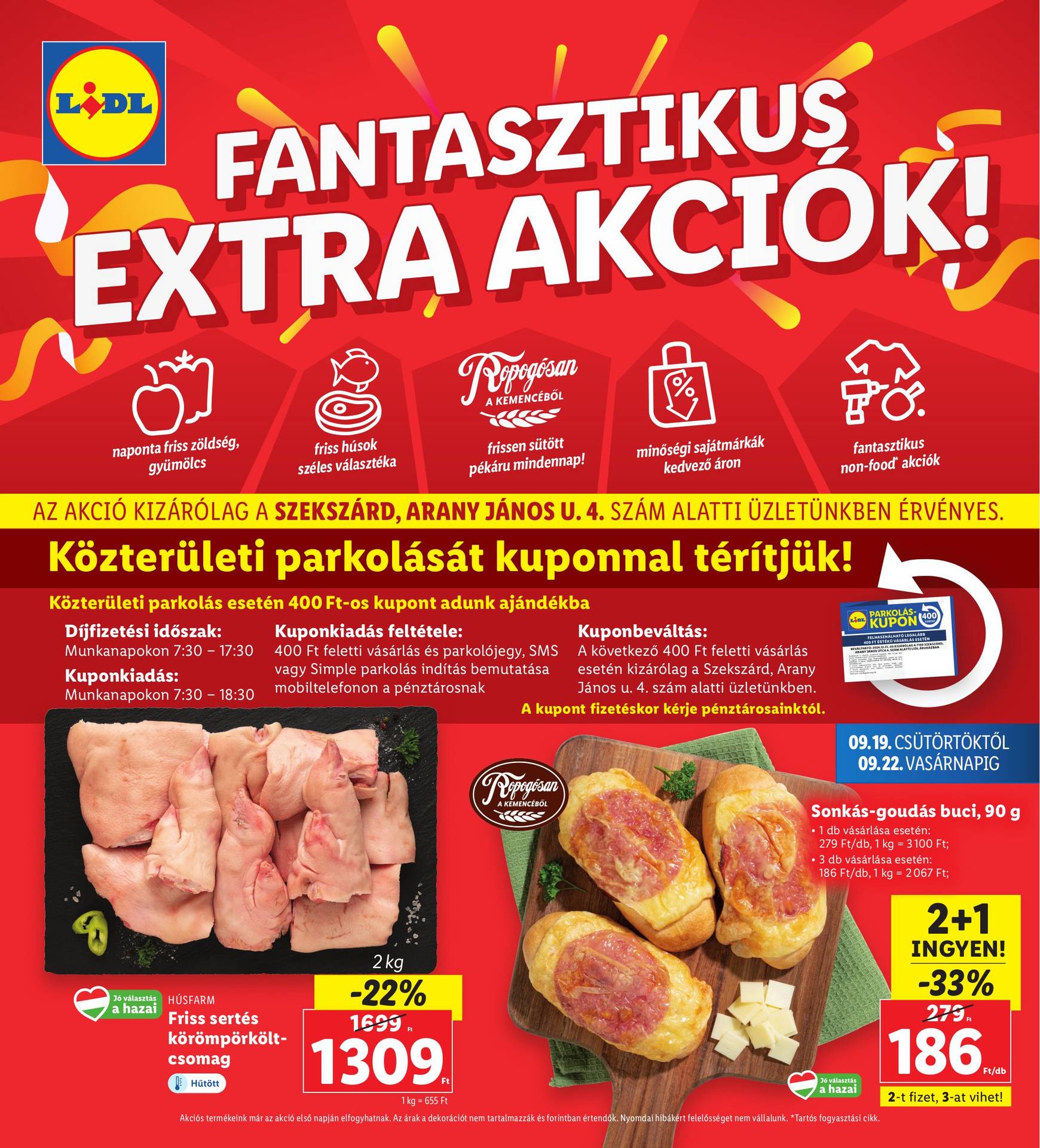 lidl - Aktuális újság Lidl - Szekszárd 09.19. - 09.22. - page: 1