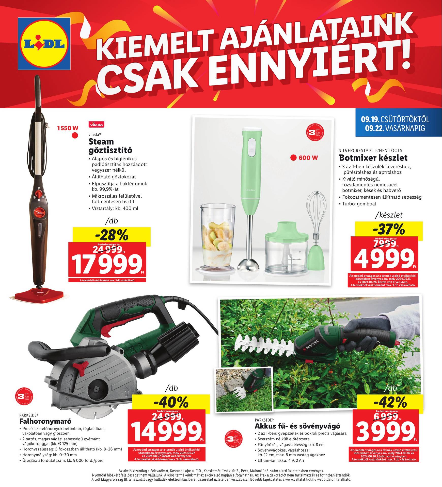 lidl - Aktuális újság Lidl - Soltvadkert, Kecskemét, Pécs 09.19. - 09.22. - page: 4