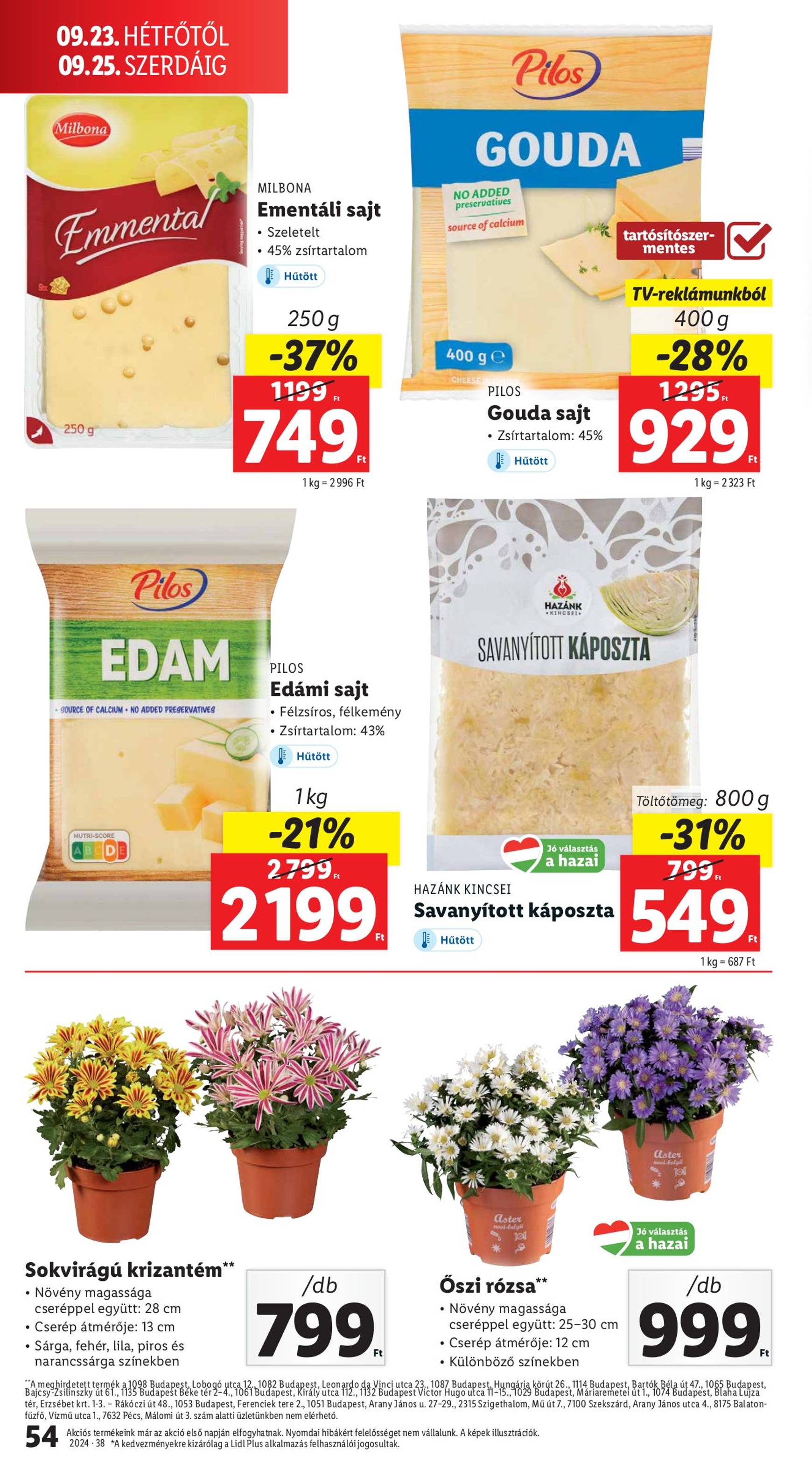 lidl - Aktuális újság Lidl 09.19. - 09.25. - page: 54