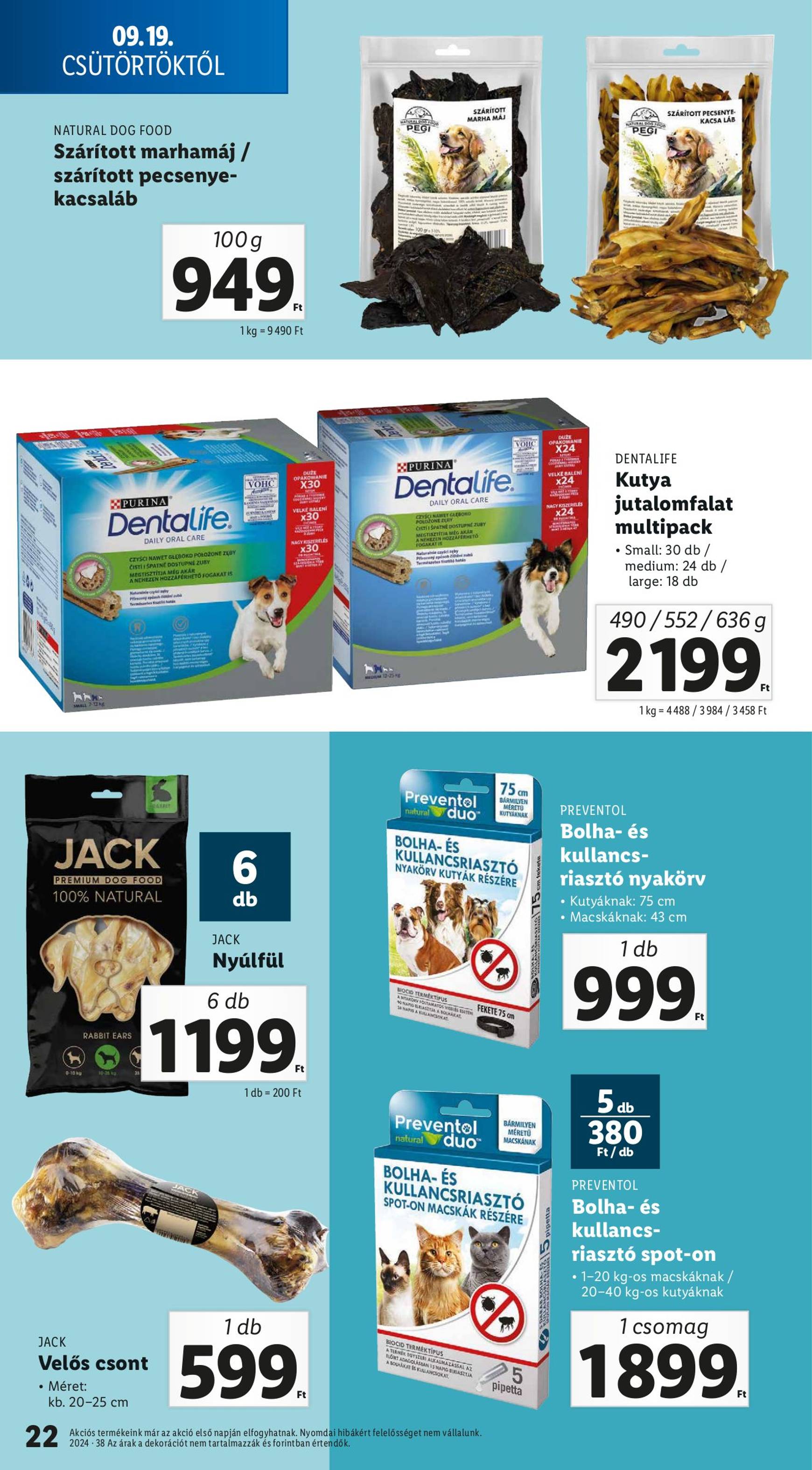 lidl - Aktuális újság Lidl 09.19. - 09.25. - page: 22