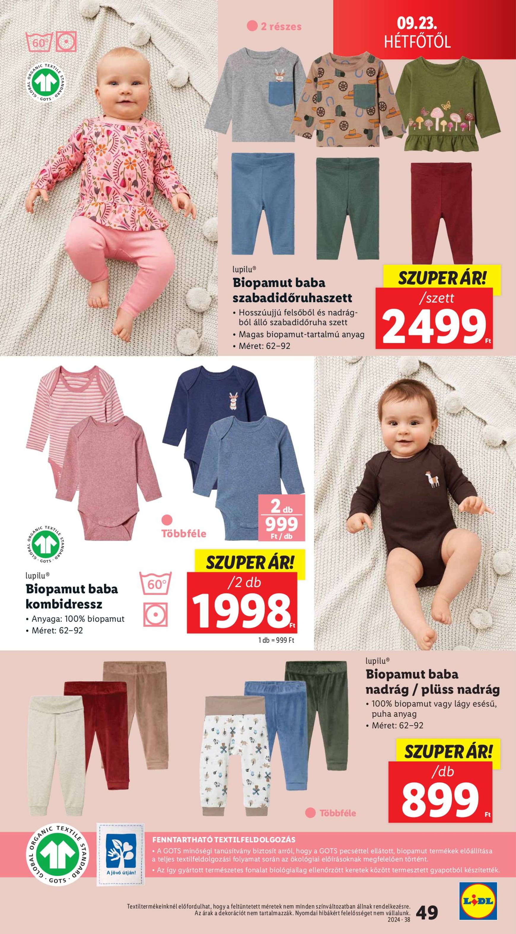 lidl - Aktuális újság Lidl 09.19. - 09.25. - page: 49