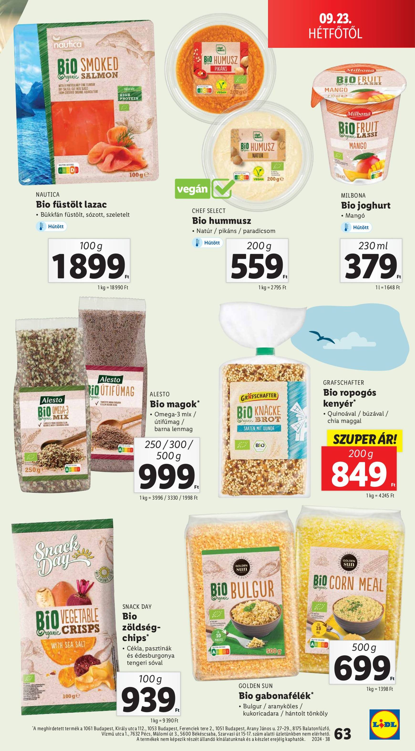 lidl - Aktuális újság Lidl 09.19. - 09.25. - page: 63