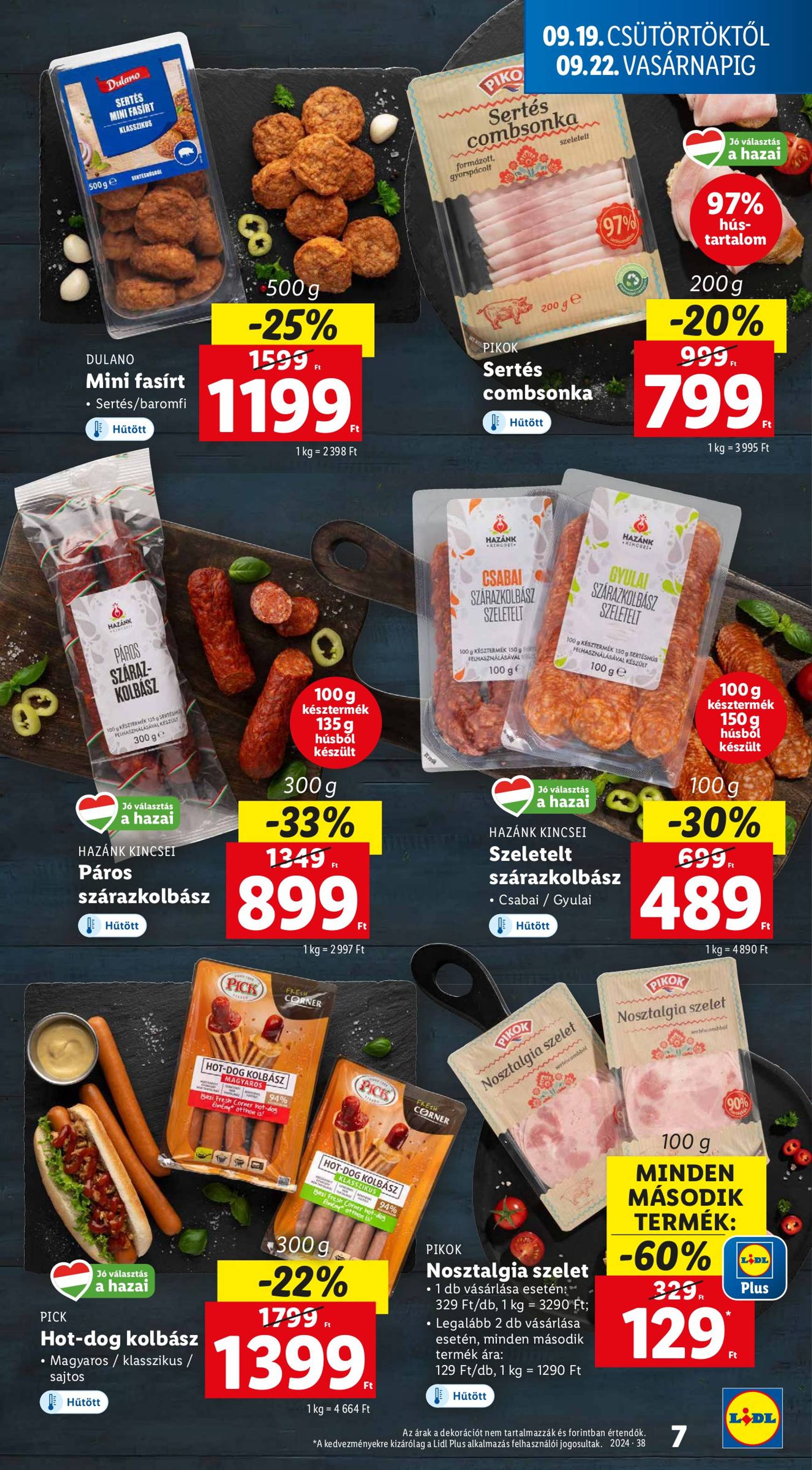 lidl - Aktuális újság Lidl 09.19. - 09.25. - page: 7