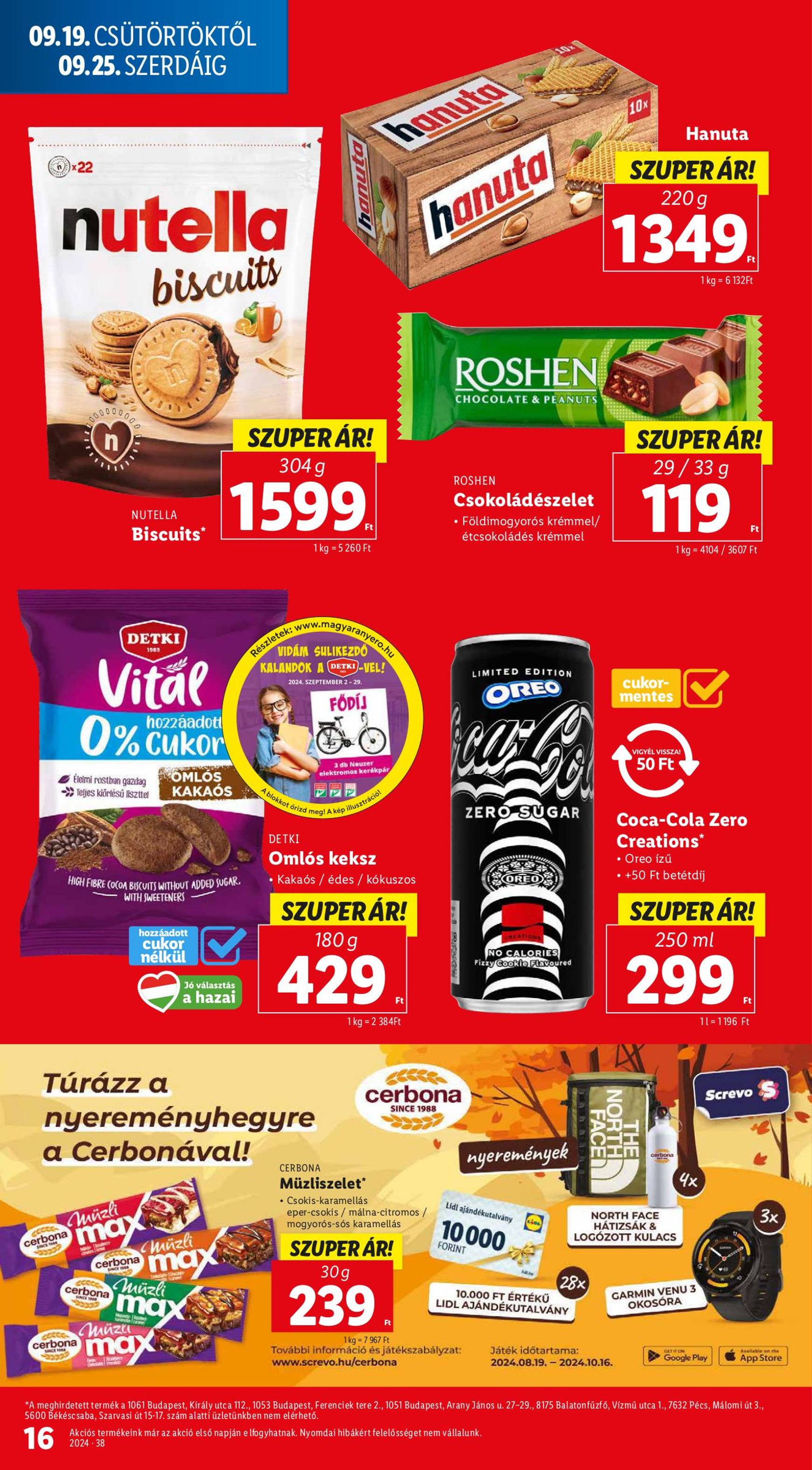 lidl - Aktuális újság Lidl 09.19. - 09.25. - page: 16