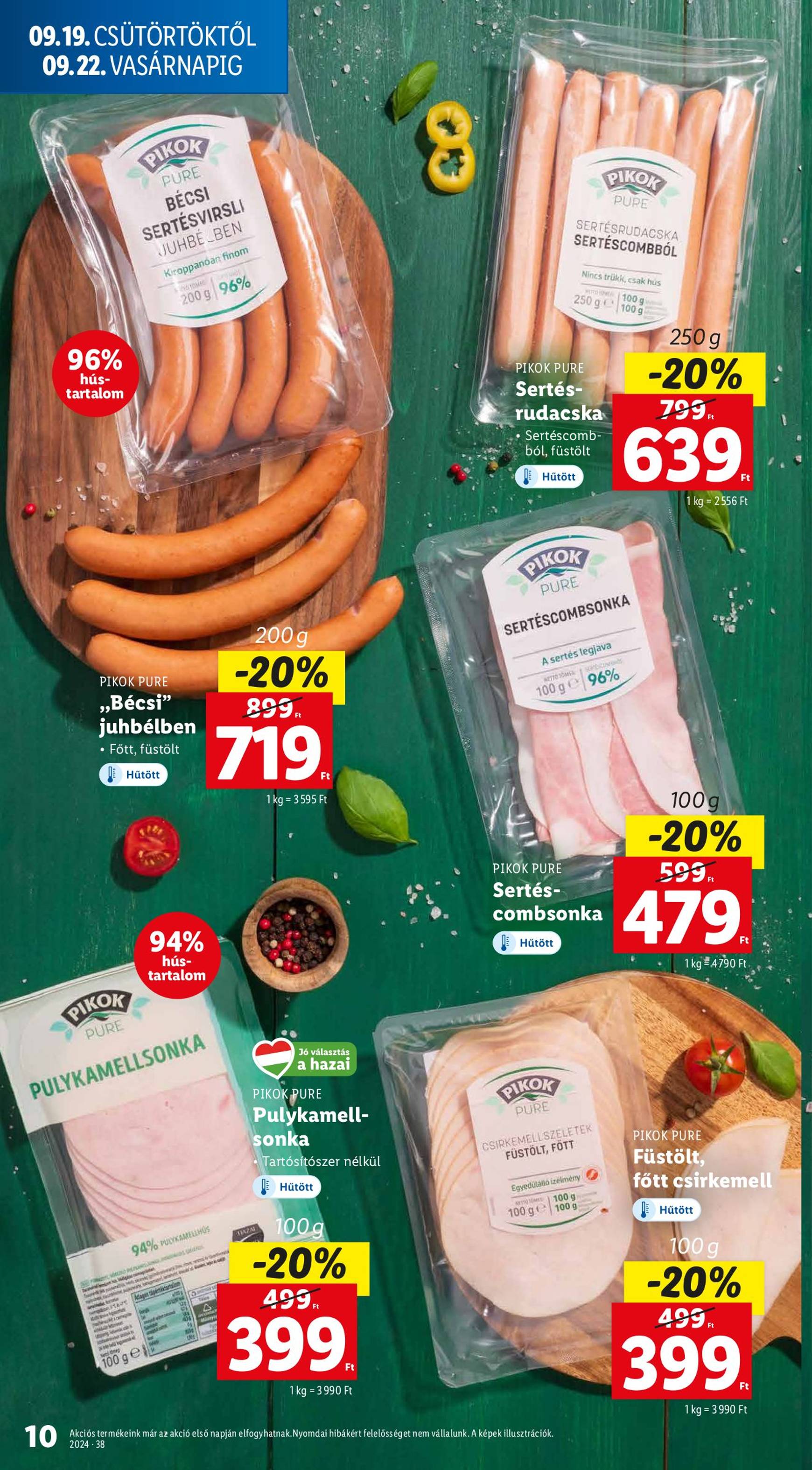 lidl - Aktuális újság Lidl 09.19. - 09.25. - page: 10