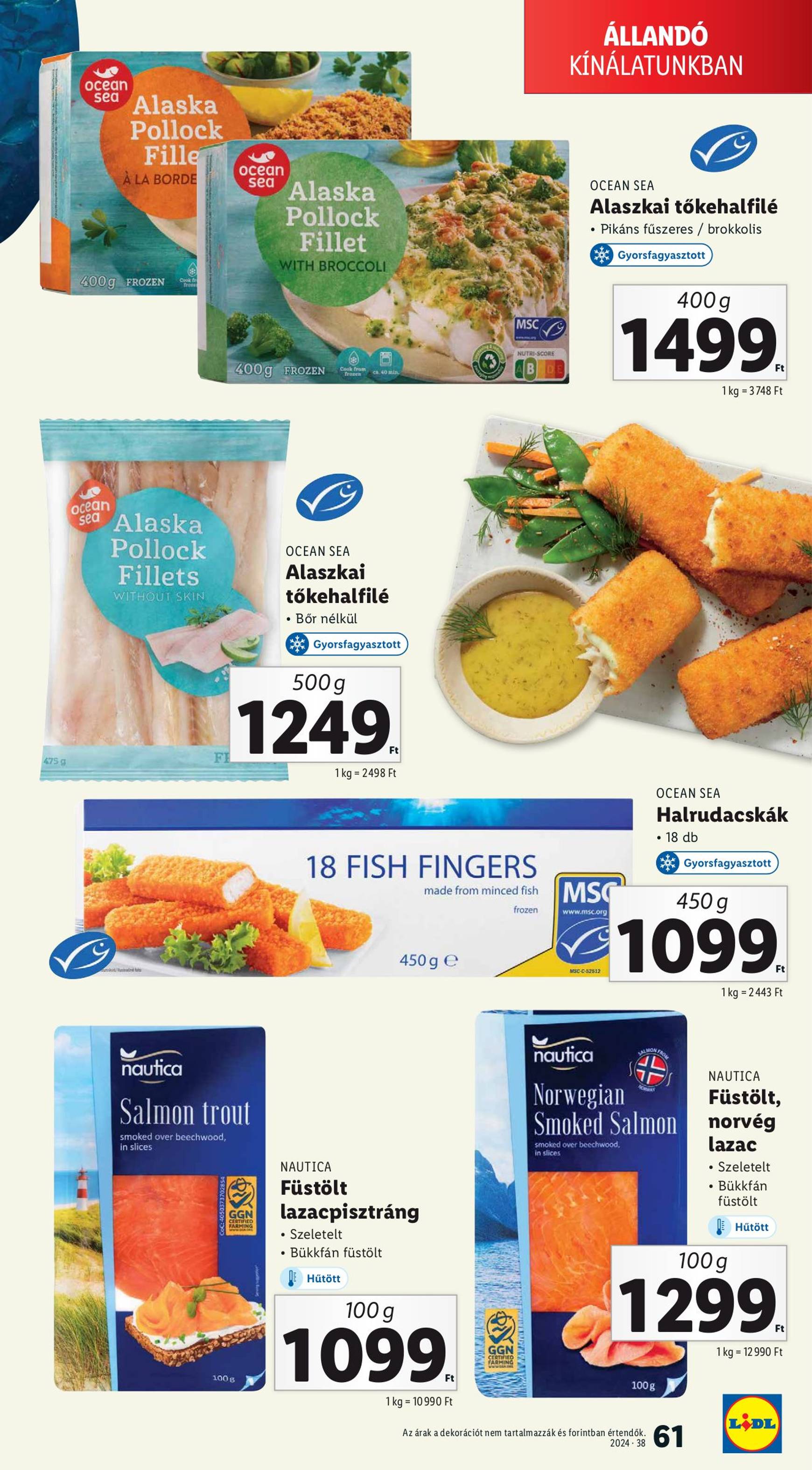 lidl - Aktuális újság Lidl 09.19. - 09.25. - page: 61