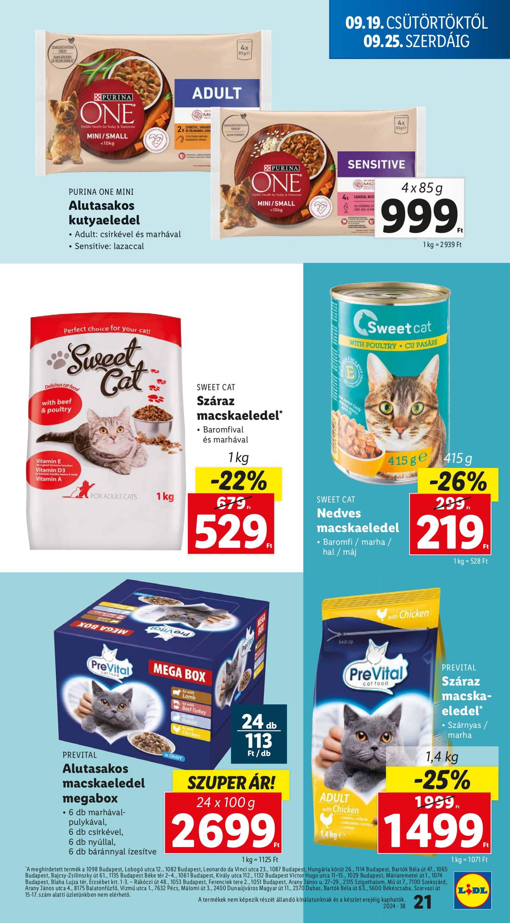 lidl - Aktuális újság Lidl 09.19. - 09.25. - page: 21