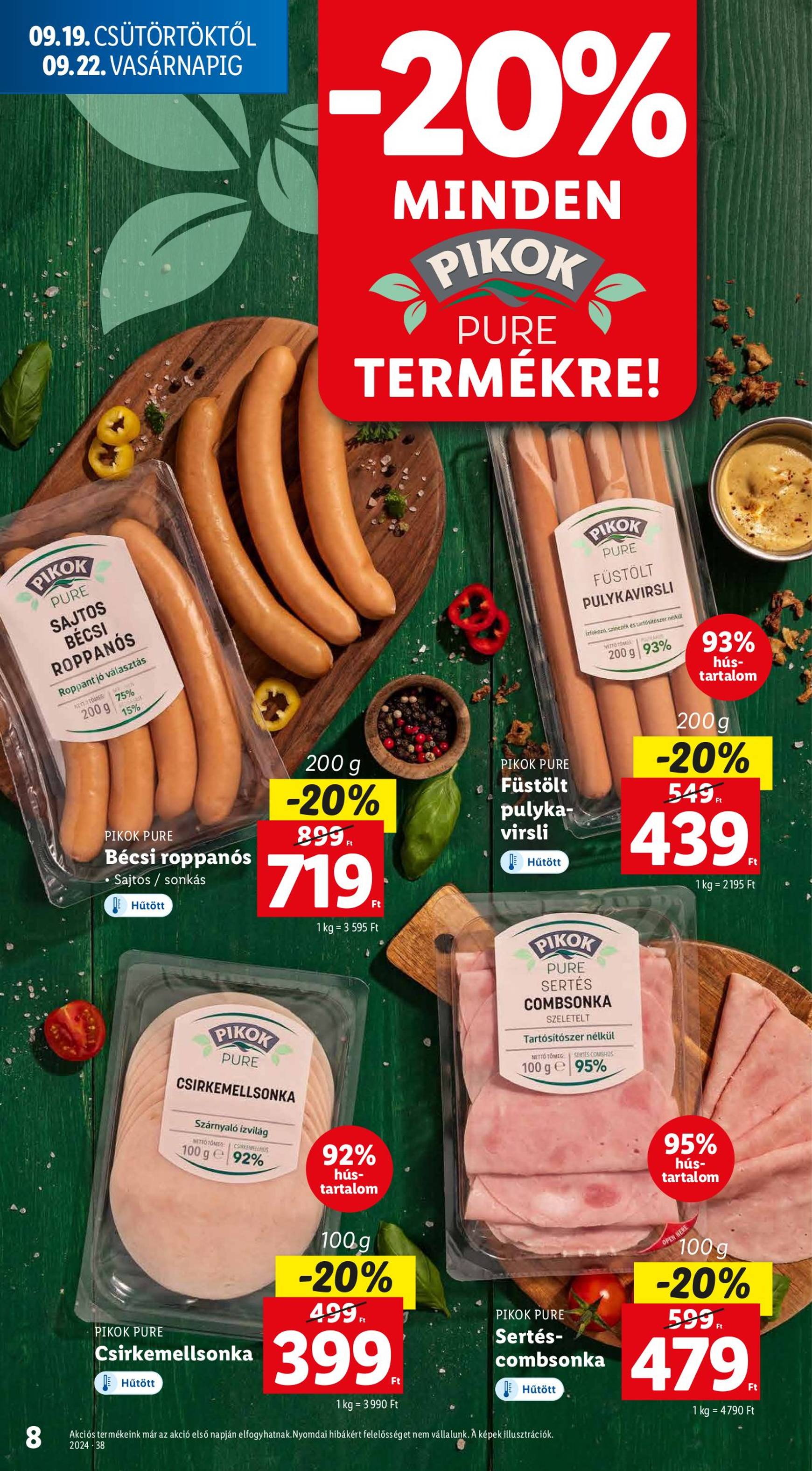 lidl - Aktuális újság Lidl 09.19. - 09.25. - page: 8