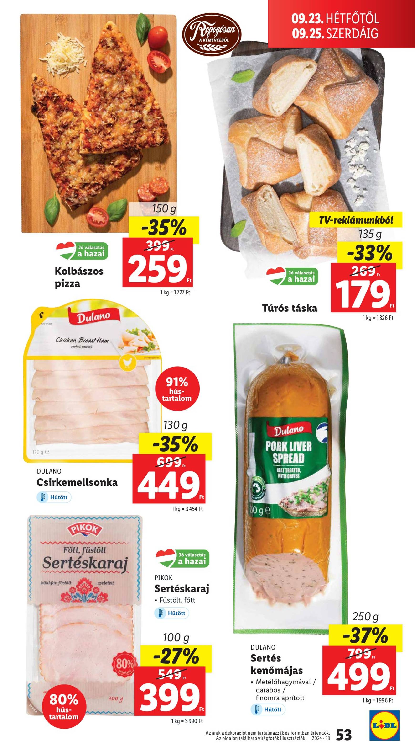 lidl - Aktuális újság Lidl 09.19. - 09.25. - page: 53