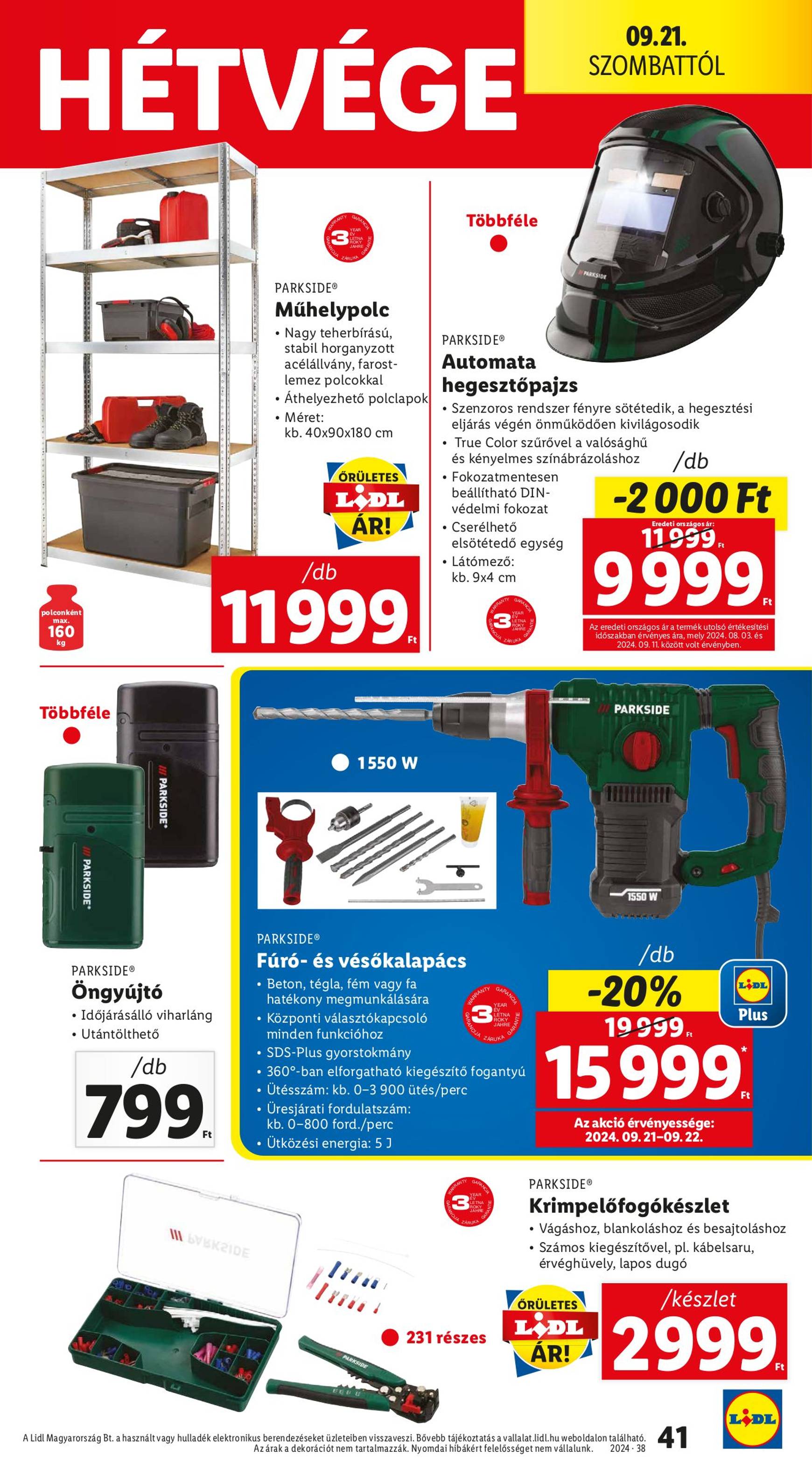 lidl - Aktuális újság Lidl 09.19. - 09.25. - page: 41