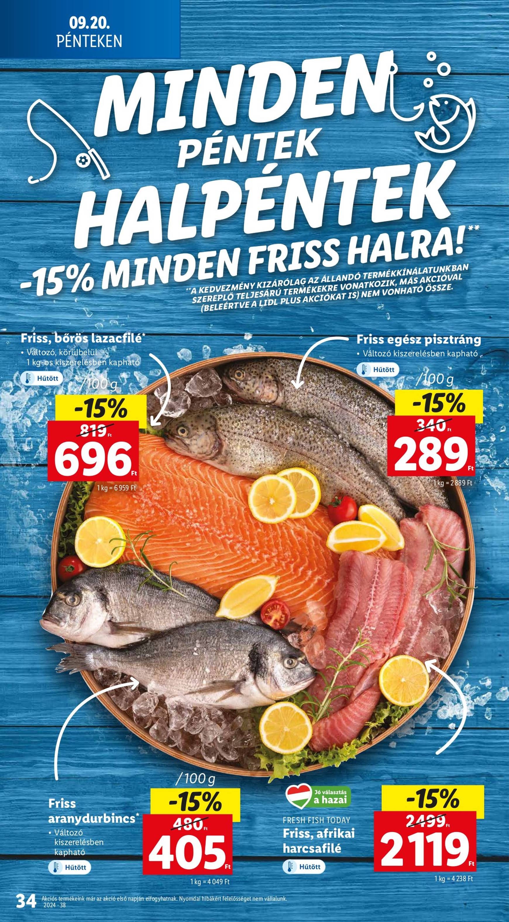 lidl - Aktuális újság Lidl 09.19. - 09.25. - page: 34