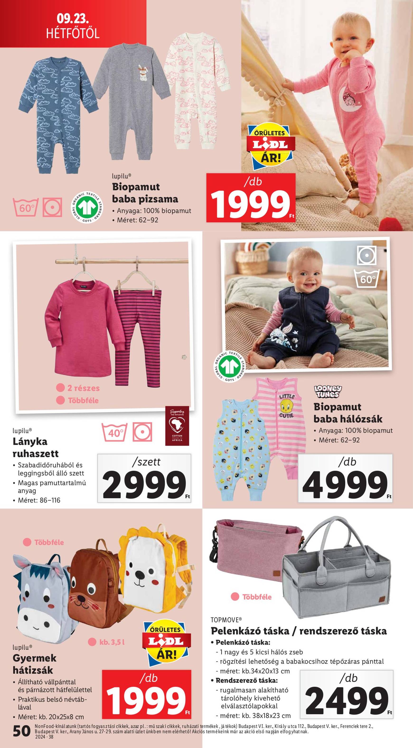 lidl - Aktuális újság Lidl 09.19. - 09.25. - page: 50