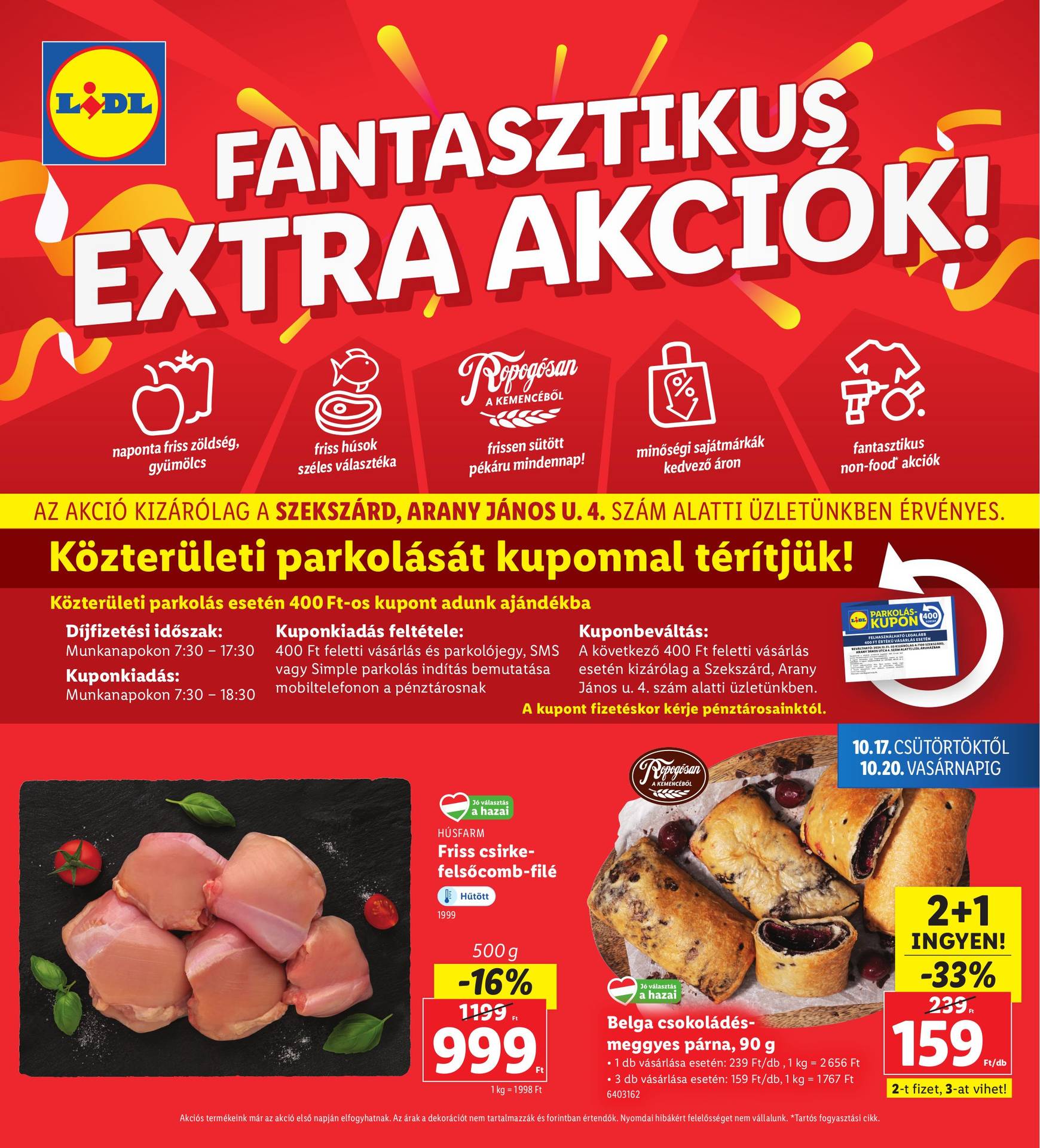 lidl - Lidl - Szekszárd akciós újság, érvényes 10.17. - 10.20.