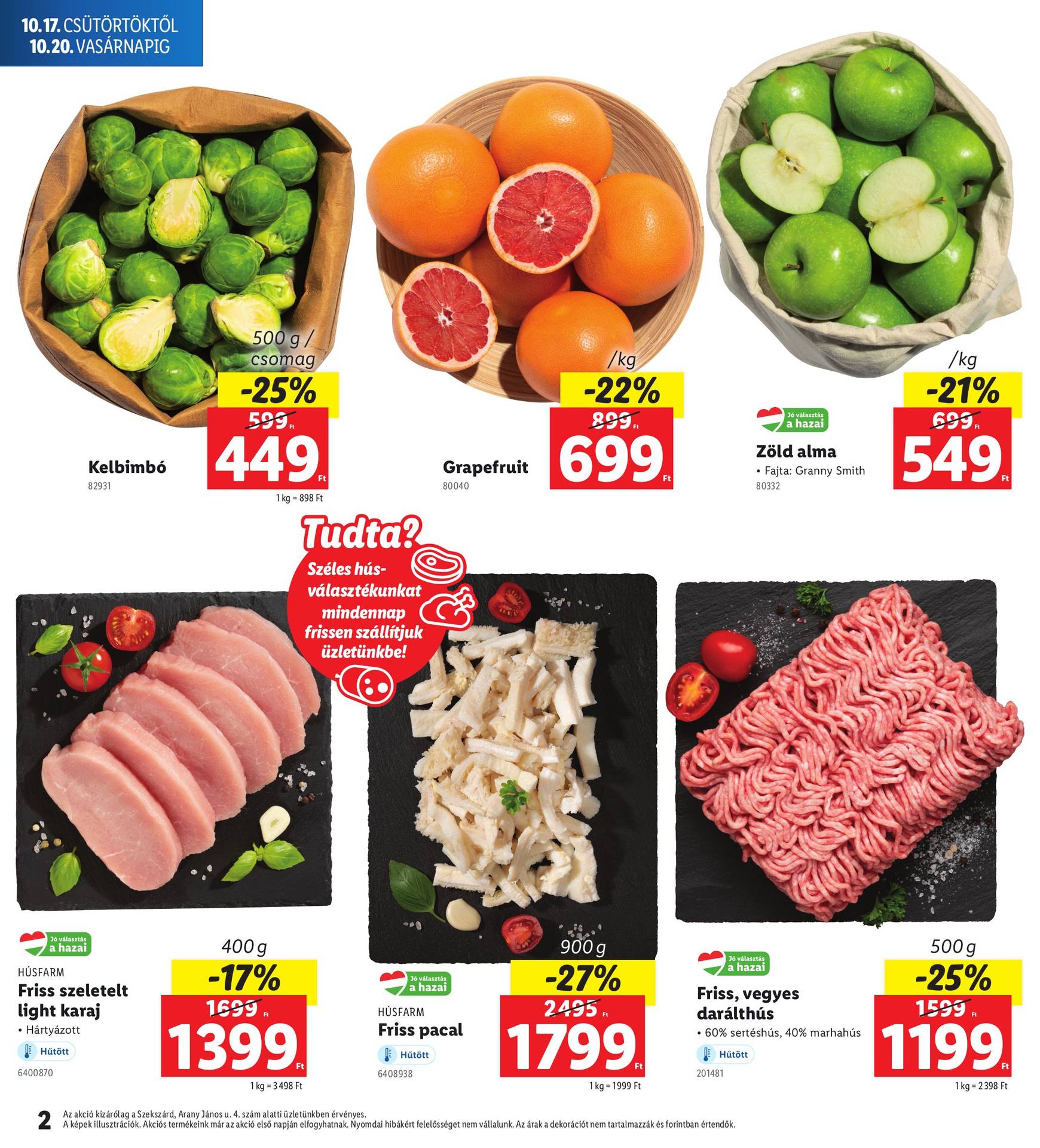 lidl - Lidl - Szekszárd akciós újság, érvényes 10.17. - 10.20. - page: 2