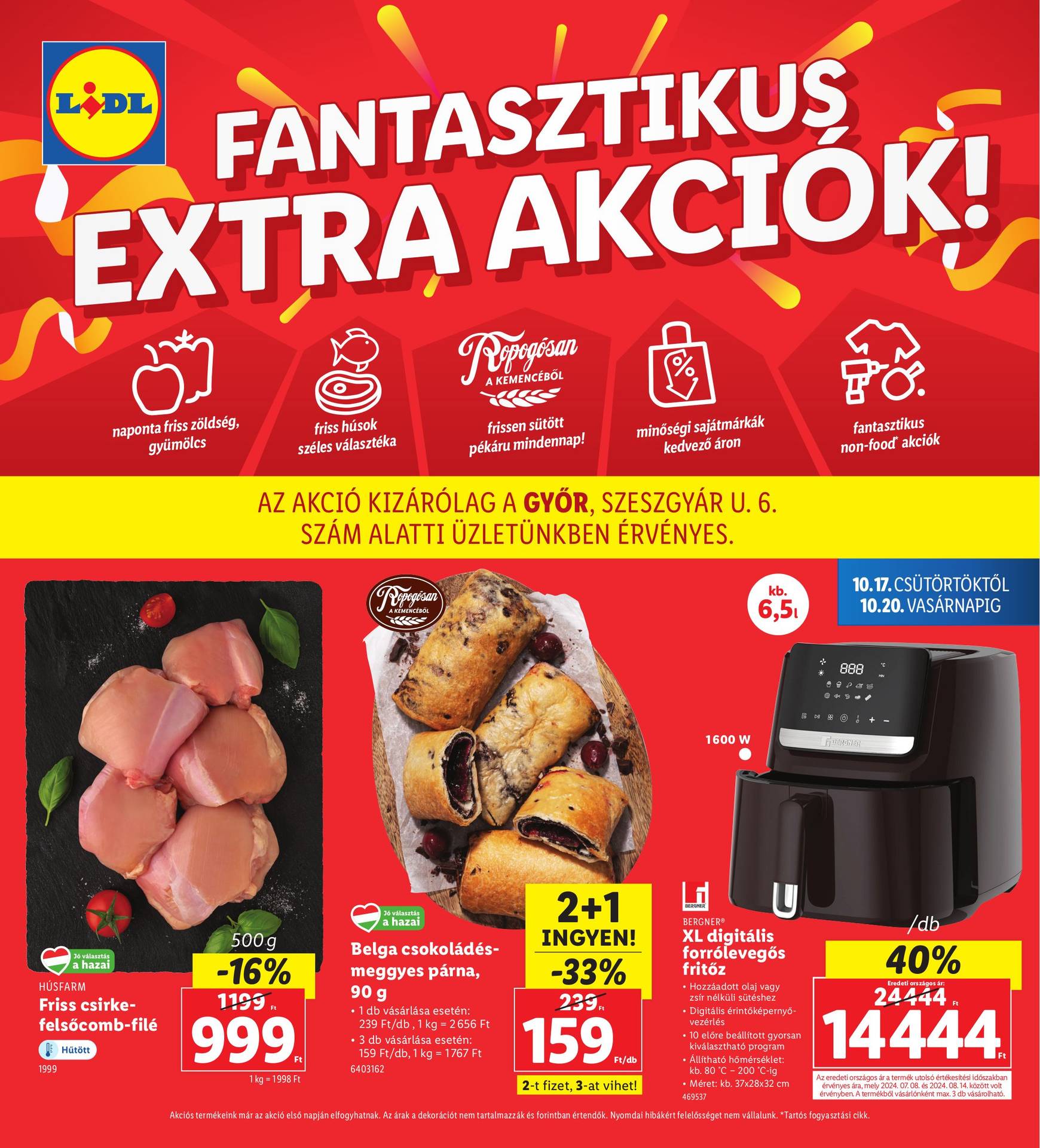 lidl - Lidl - Győr akciós újság, érvényes 10.17. - 10.20.