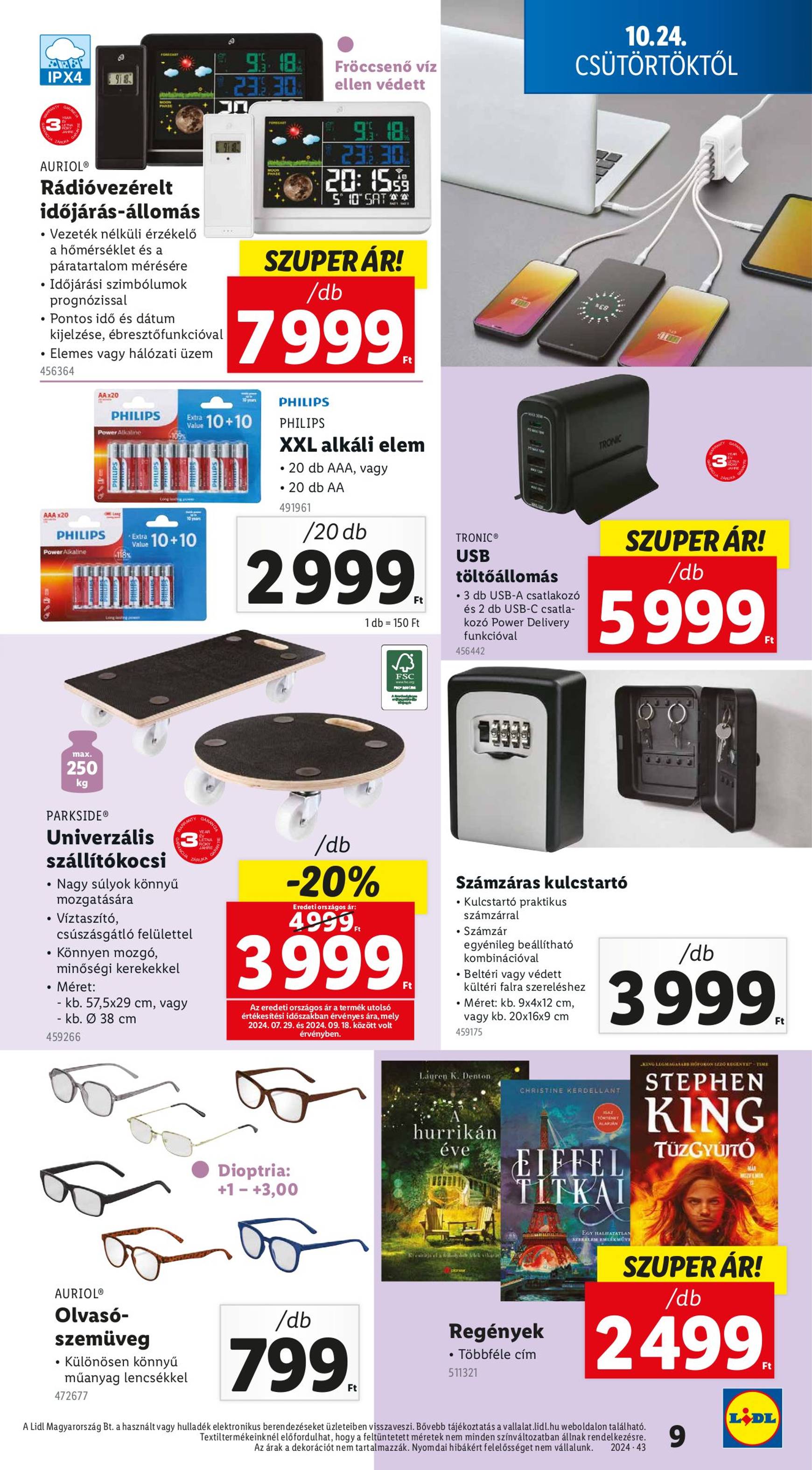 lidl - Lidl akciós újság, érvényes 10.24. - 10.30. - page: 9