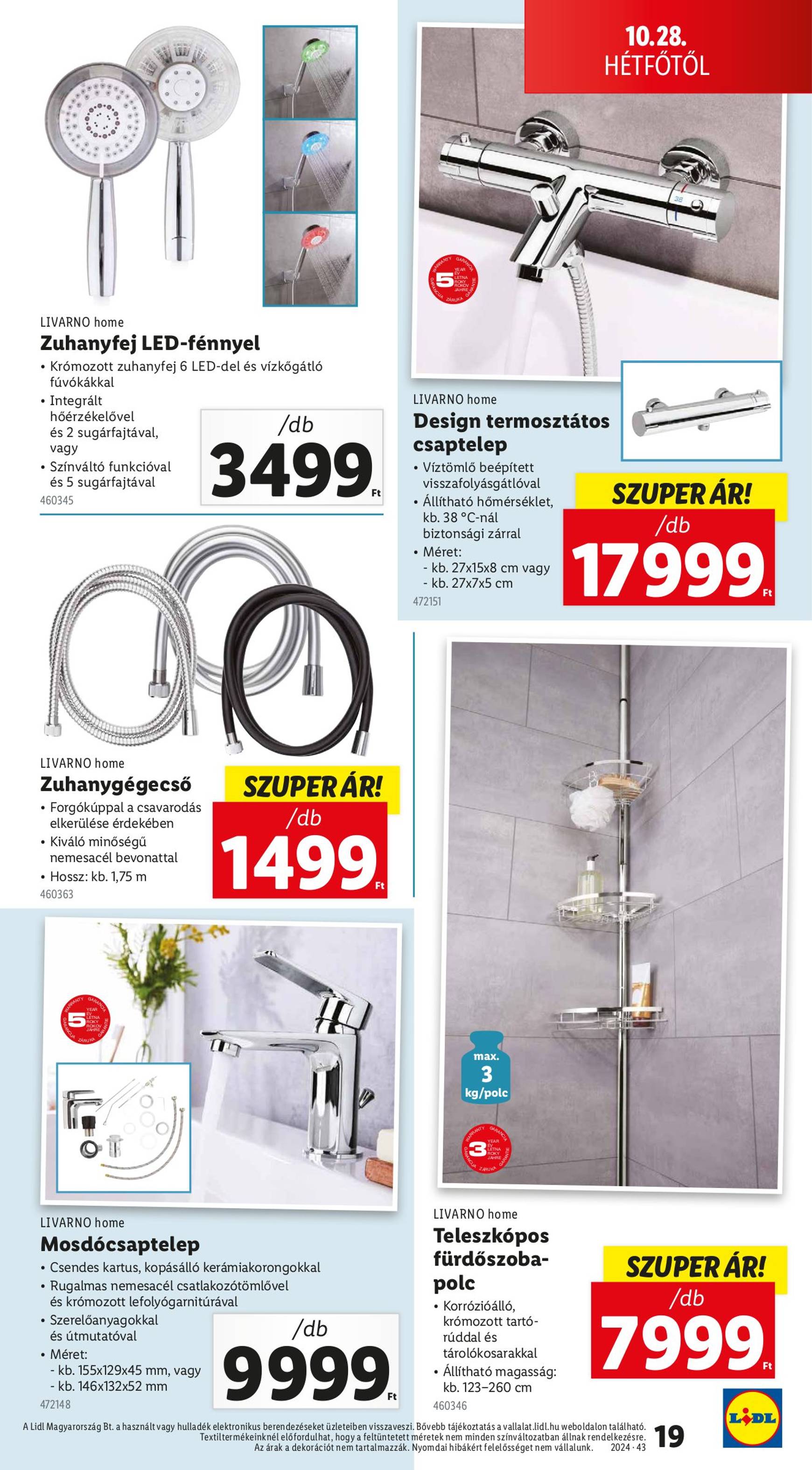 lidl - Lidl akciós újság, érvényes 10.24. - 10.30. - page: 19