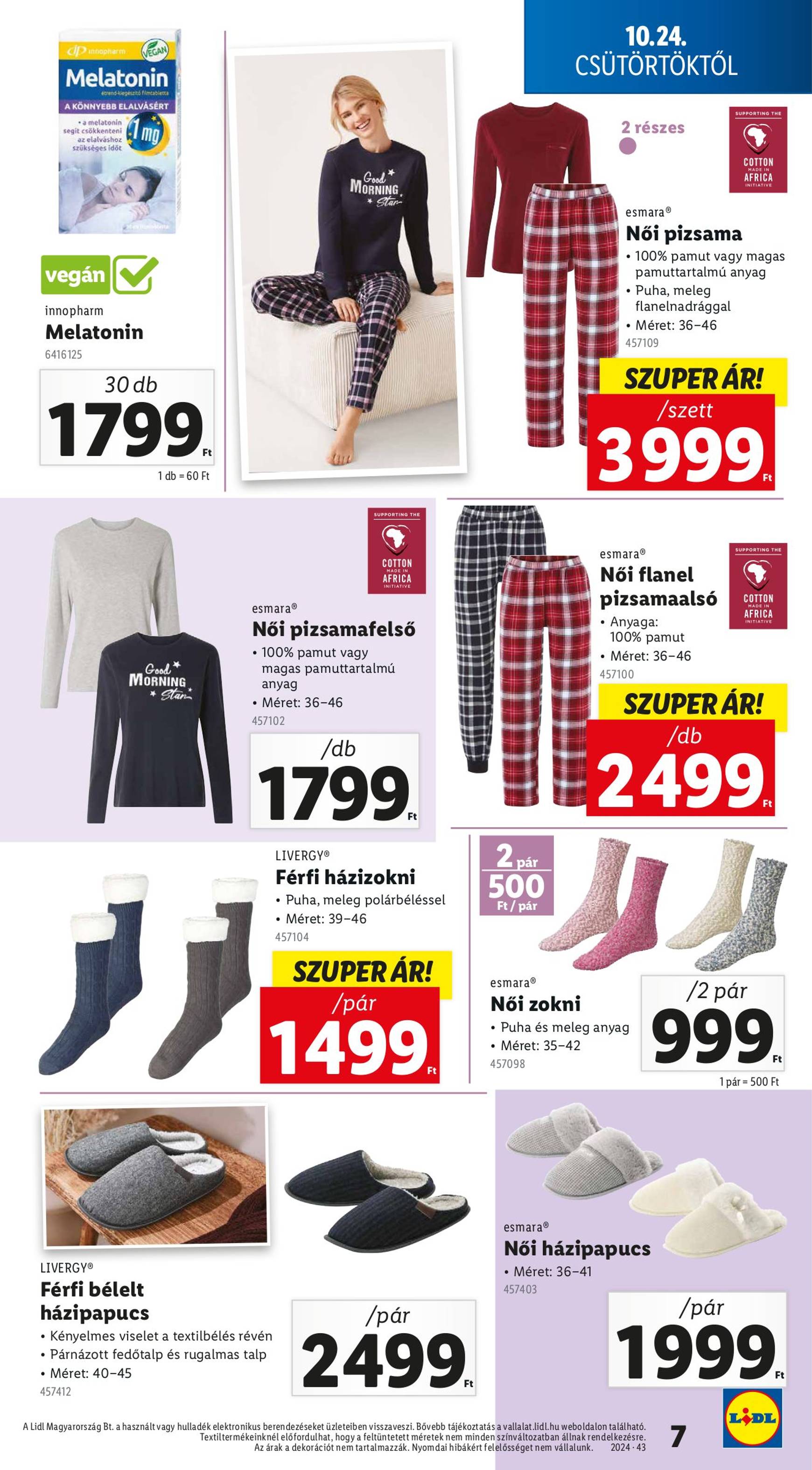 lidl - Lidl akciós újság, érvényes 10.24. - 10.30. - page: 7