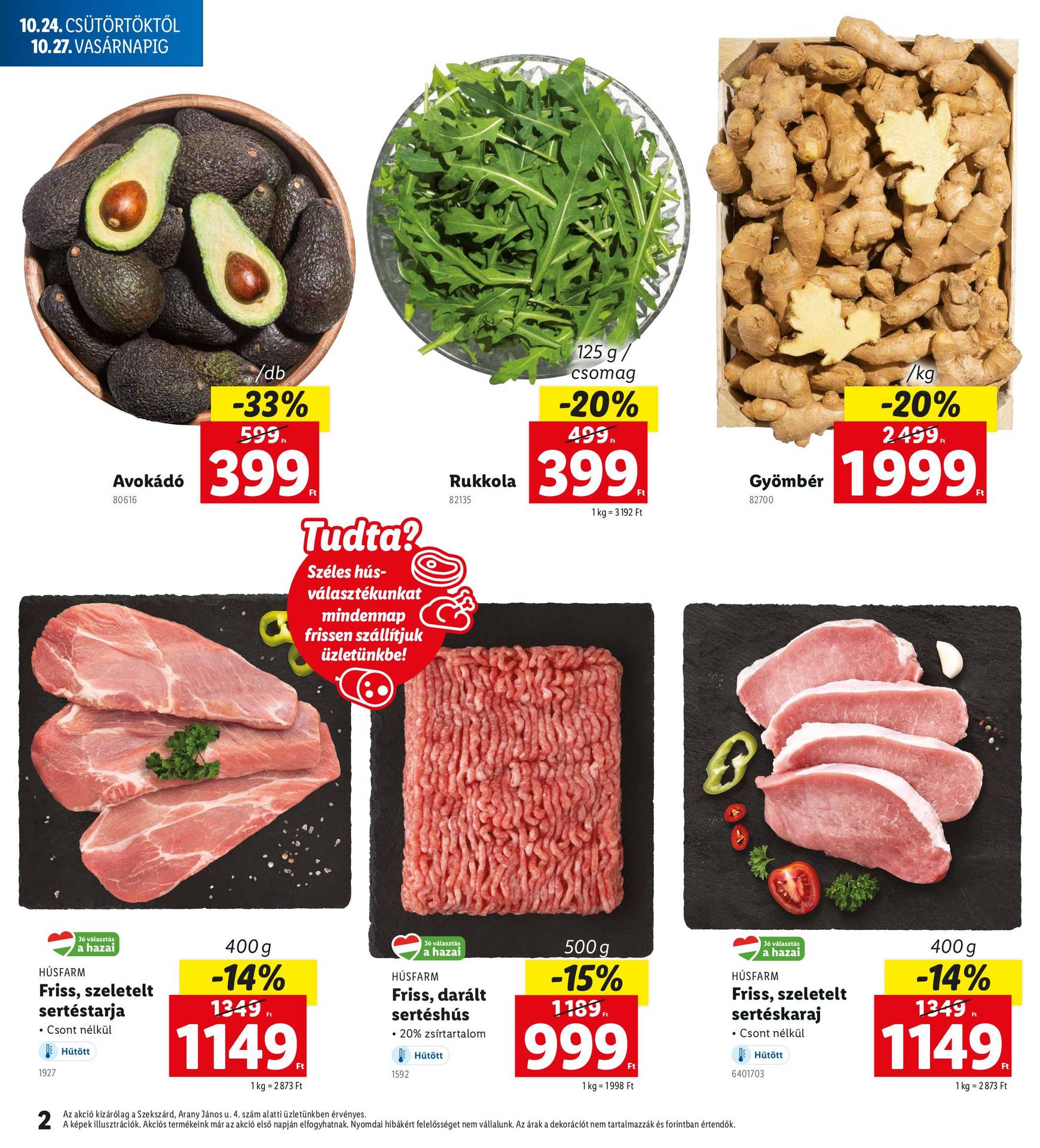 lidl - Lidl - Szekszárd akciós újság, érvényes 10.24. - 10.27. - page: 2