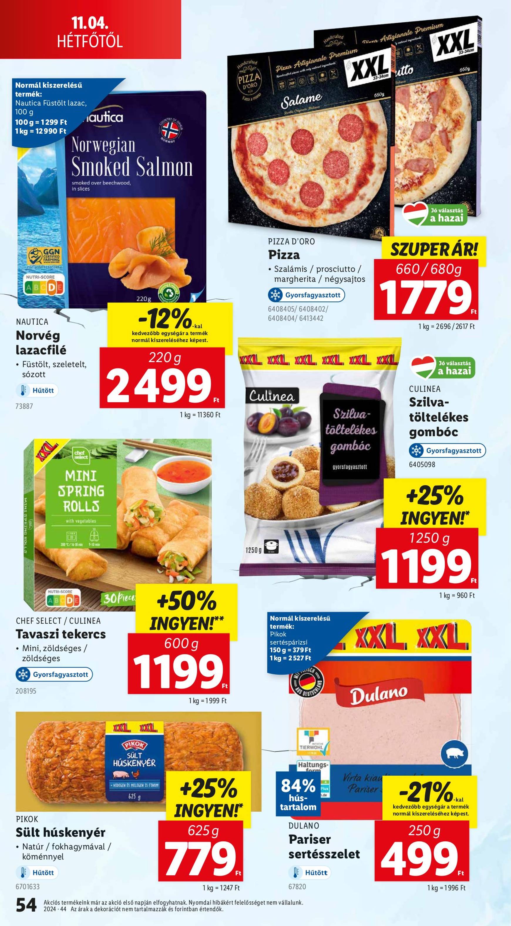 lidl - Lidl akciós újság, érvényes 10.31. - 11.06. - page: 54