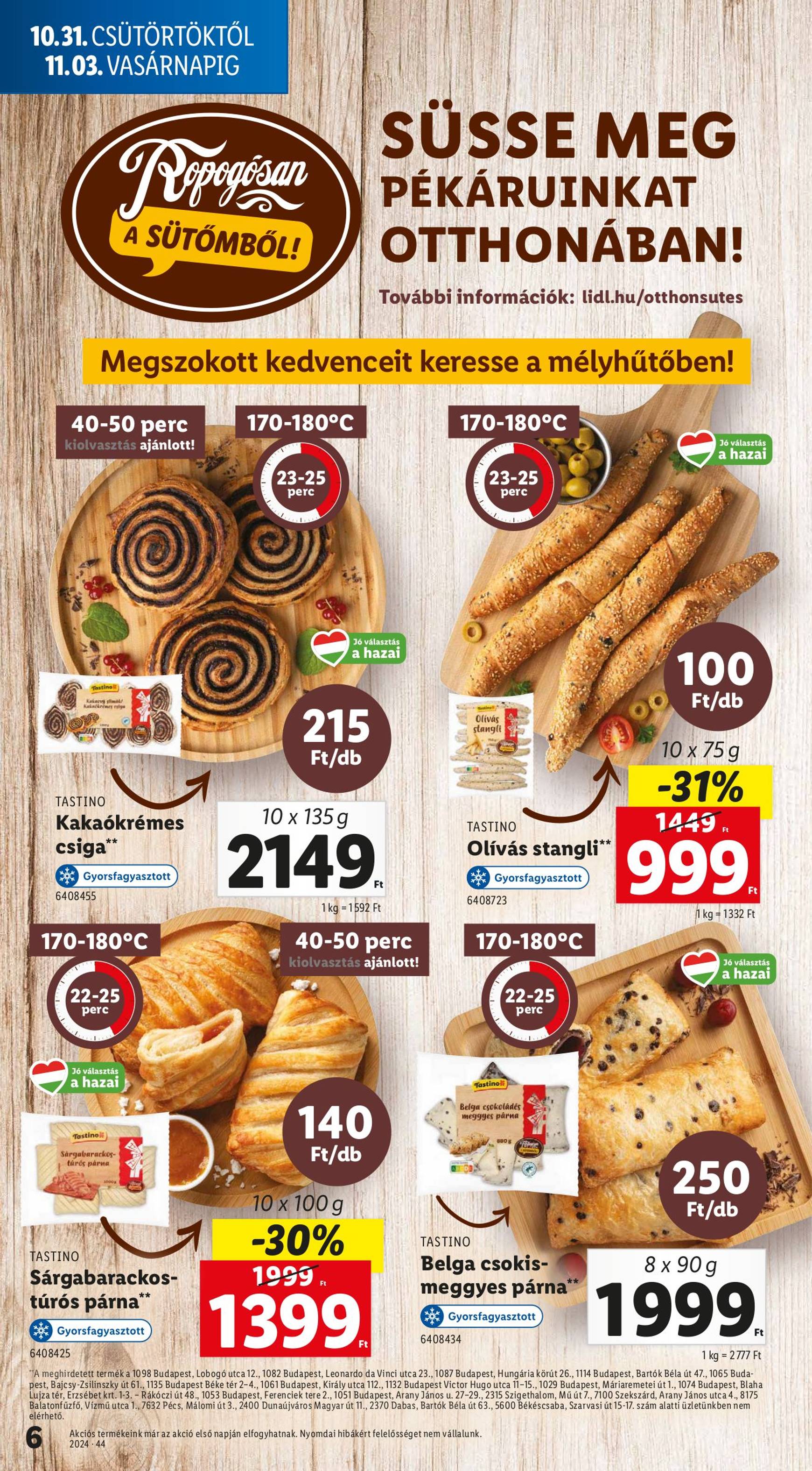 lidl - Lidl akciós újság, érvényes 10.31. - 11.06. - page: 6