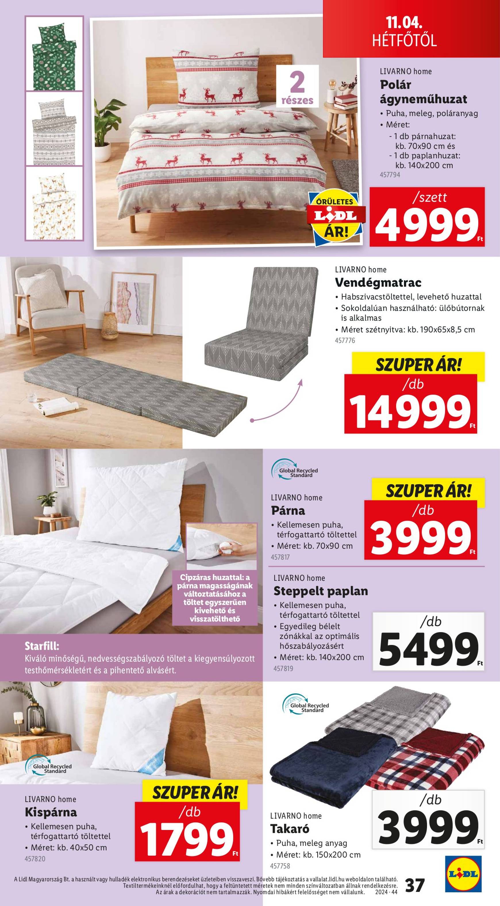 lidl - Lidl akciós újság, érvényes 10.31. - 11.06. - page: 37