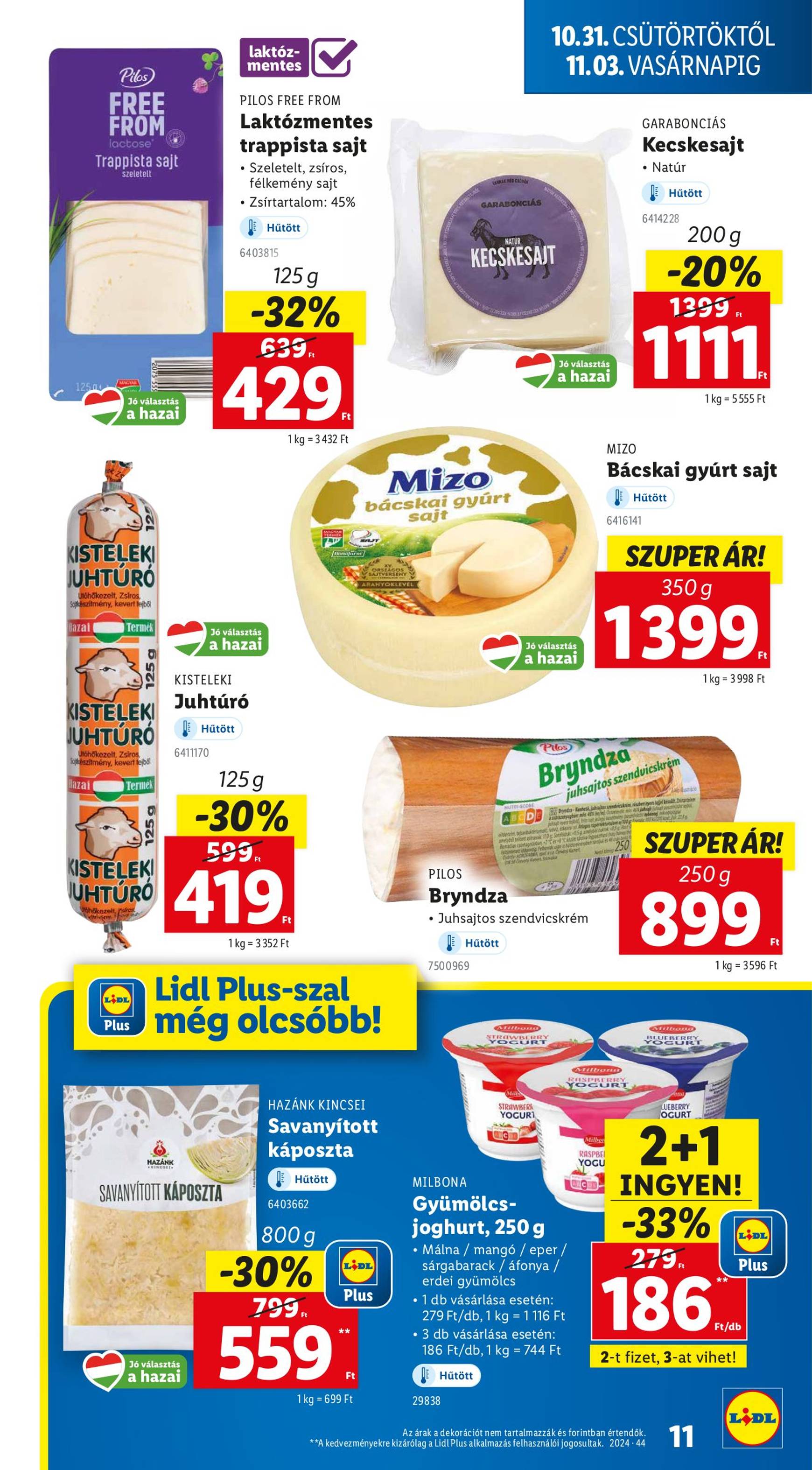 lidl - Lidl akciós újság, érvényes 10.31. - 11.06. - page: 11