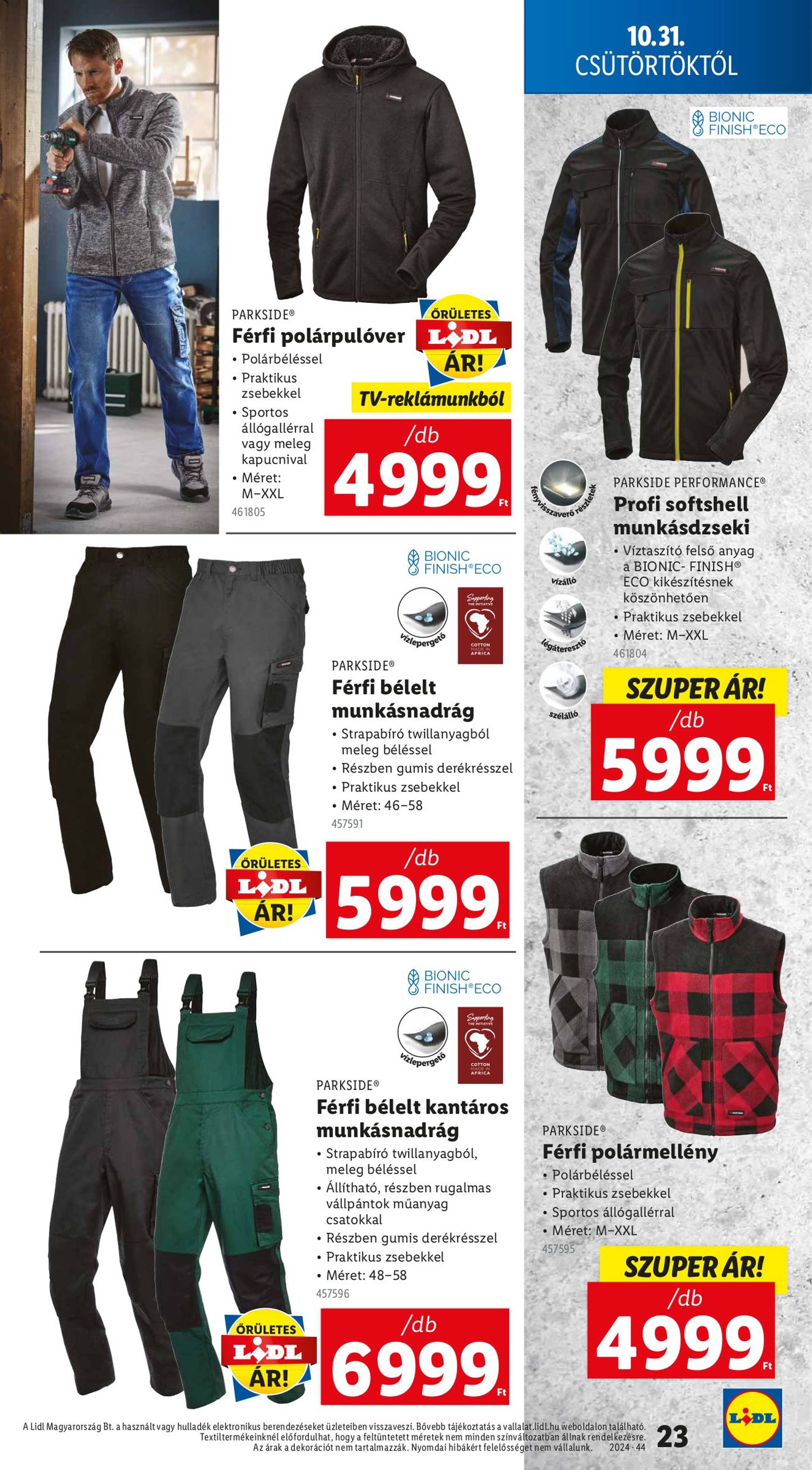 lidl - Lidl akciós újság, érvényes 10.31. - 11.06. - page: 23