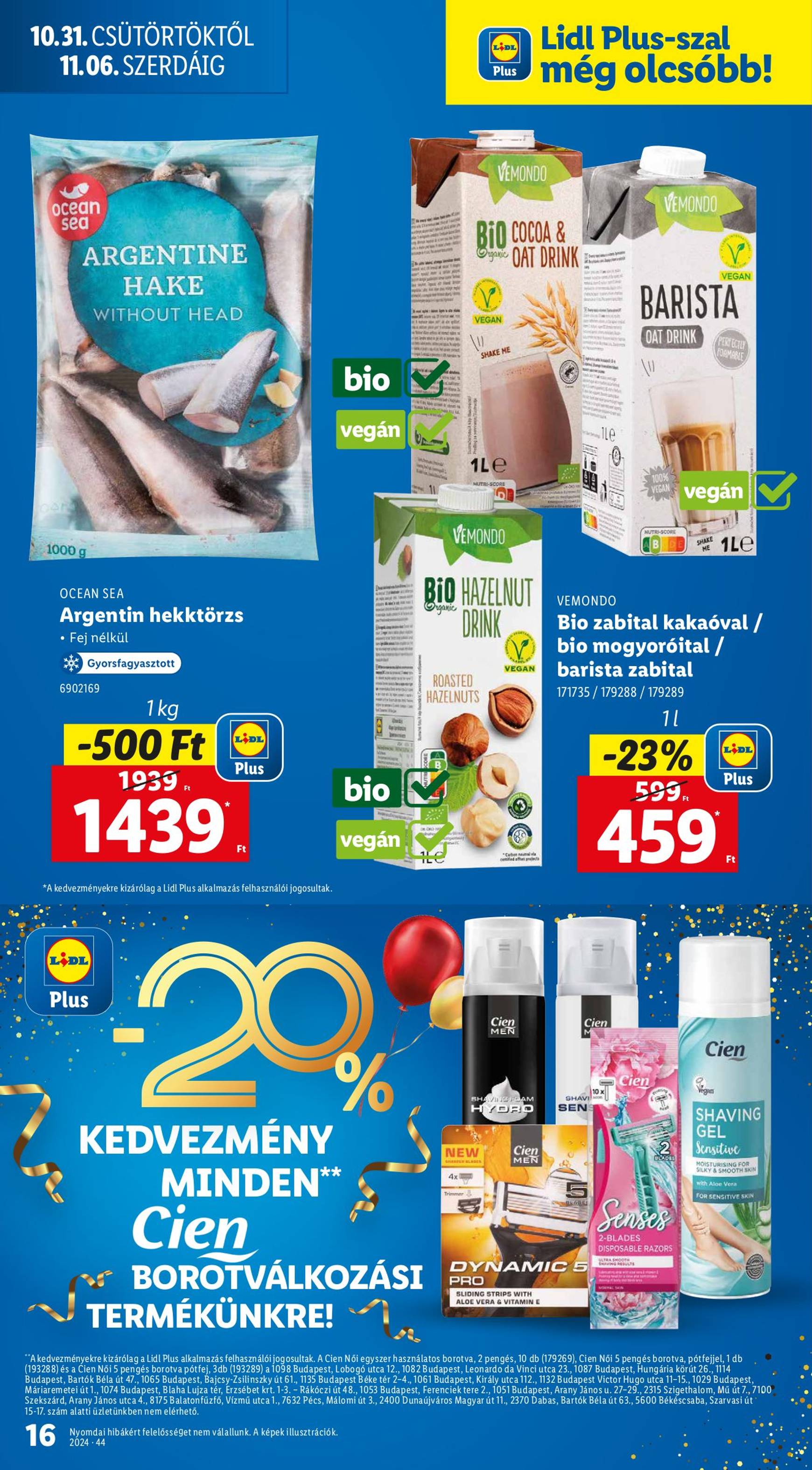 lidl - Lidl akciós újság, érvényes 10.31. - 11.06. - page: 16