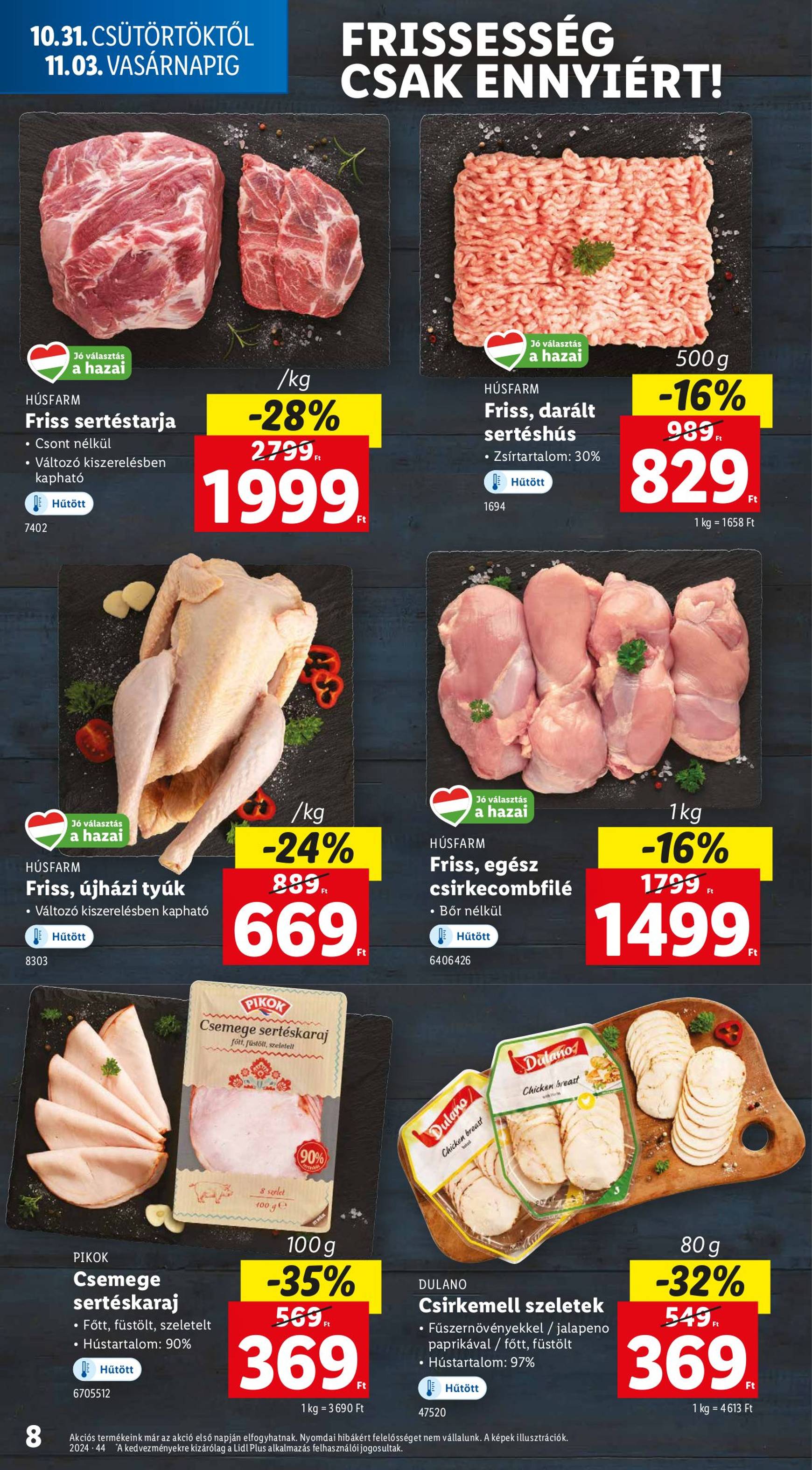 lidl - Lidl akciós újság, érvényes 10.31. - 11.06. - page: 8