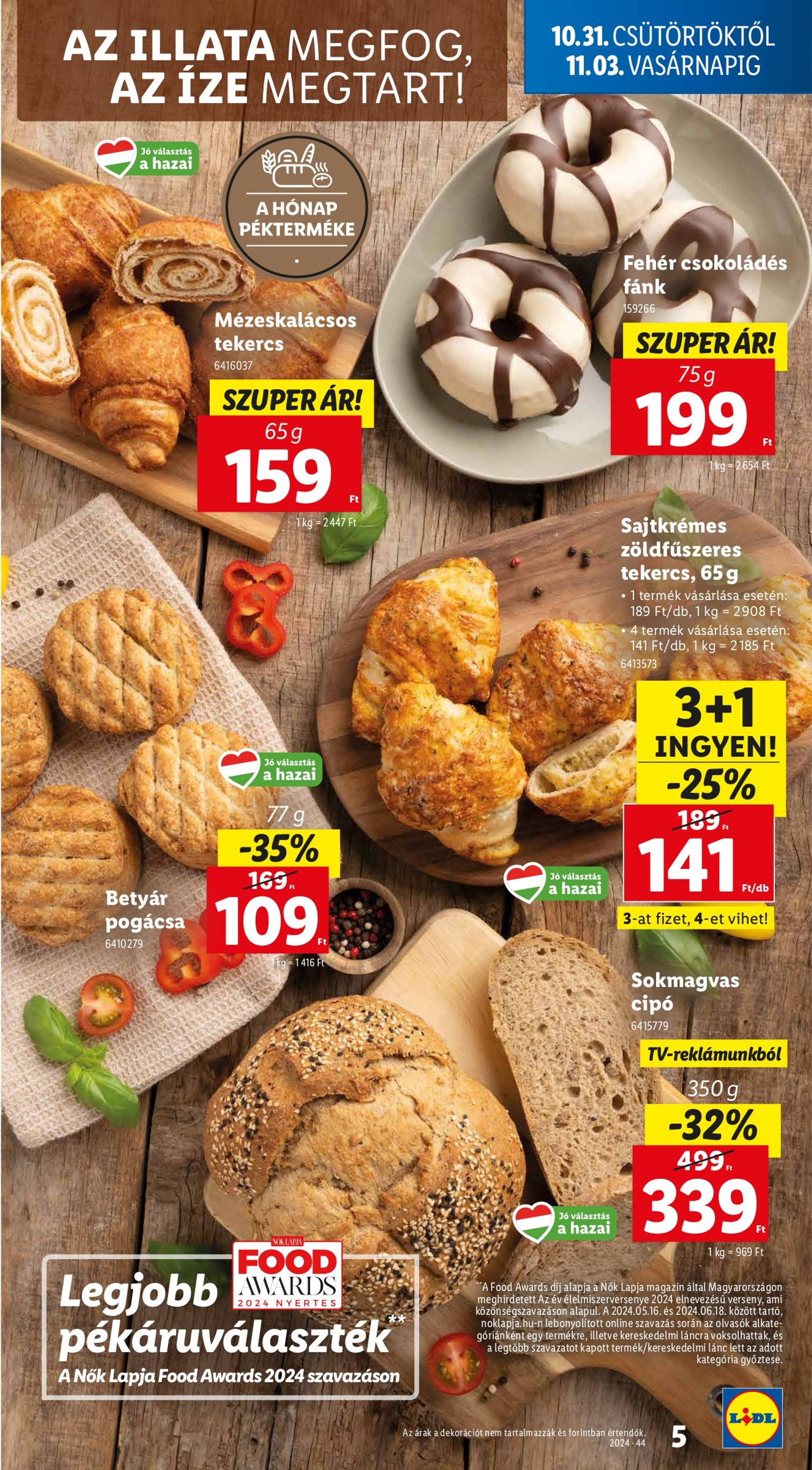 lidl - Lidl akciós újság, érvényes 10.31. - 11.06. - page: 5