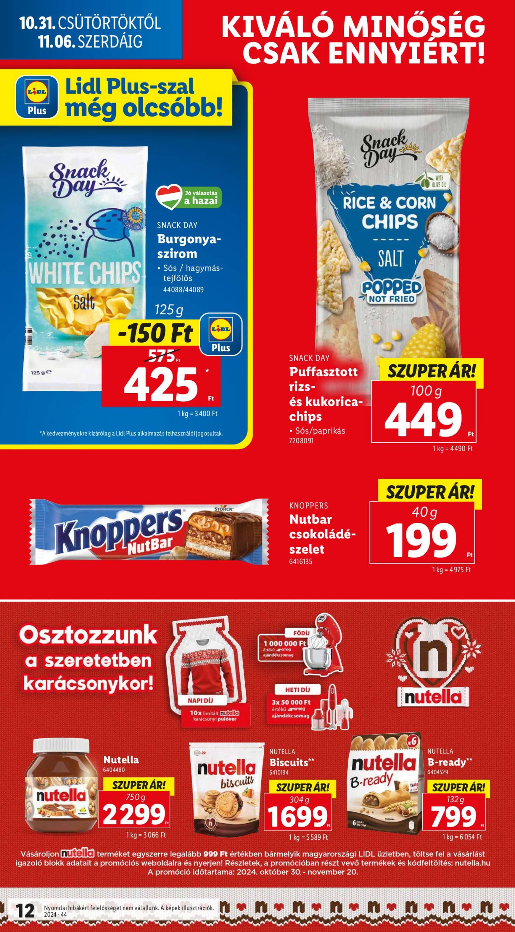 lidl - Lidl akciós újság, érvényes 10.31. - 11.06. - page: 12