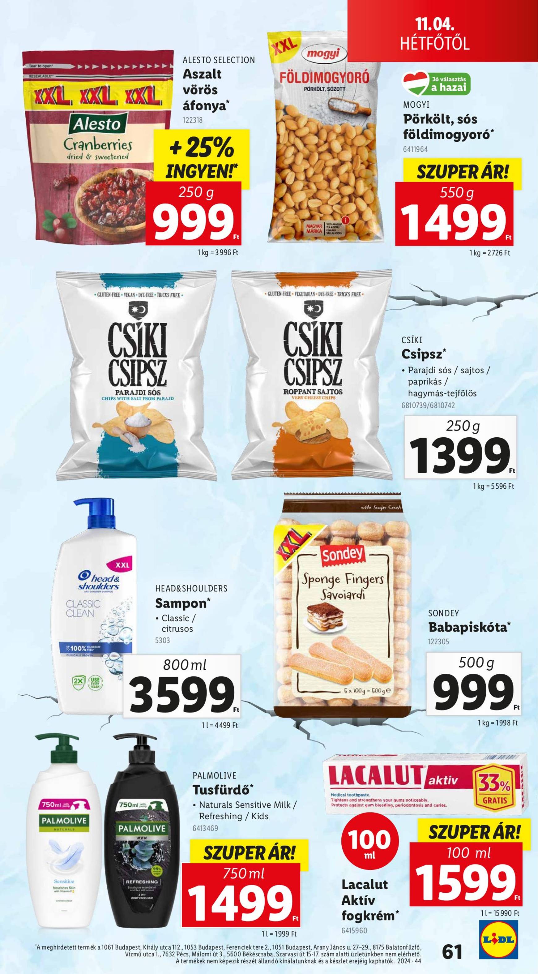 lidl - Lidl akciós újság, érvényes 10.31. - 11.06. - page: 61