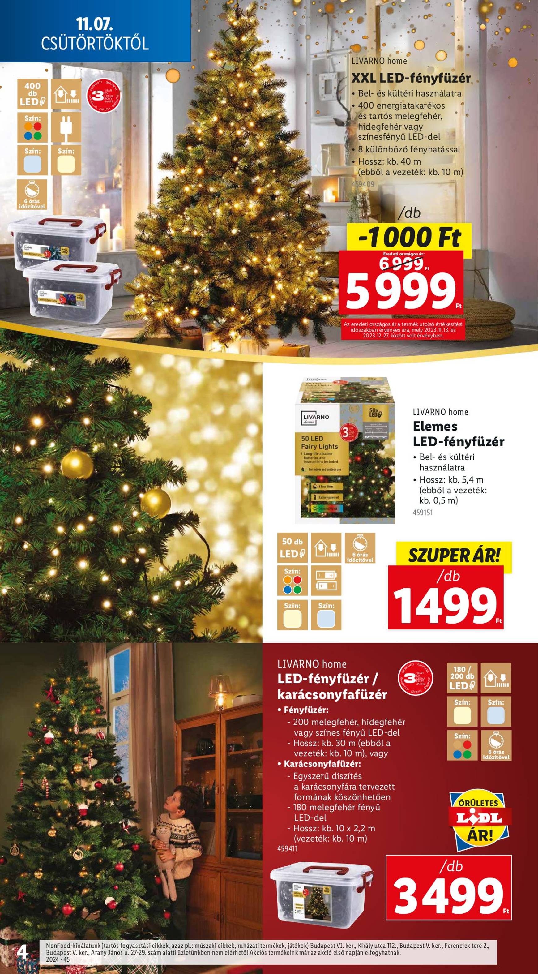 lidl - Lidl - Varázslatos karácsony akciós újság, érvényes 11.07. - 12.31. - page: 4