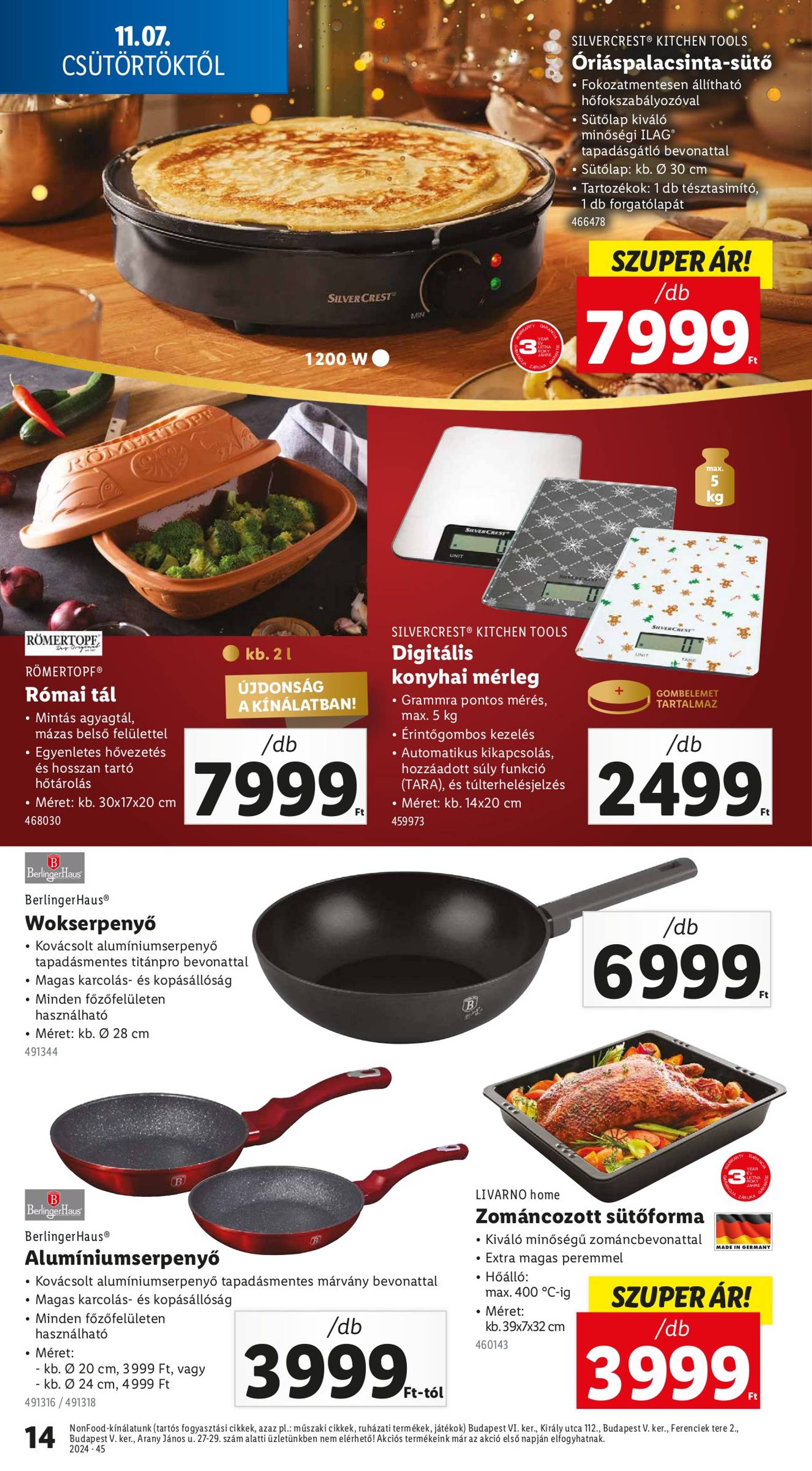 lidl - Lidl - Varázslatos karácsony akciós újság, érvényes 11.07. - 12.31. - page: 14