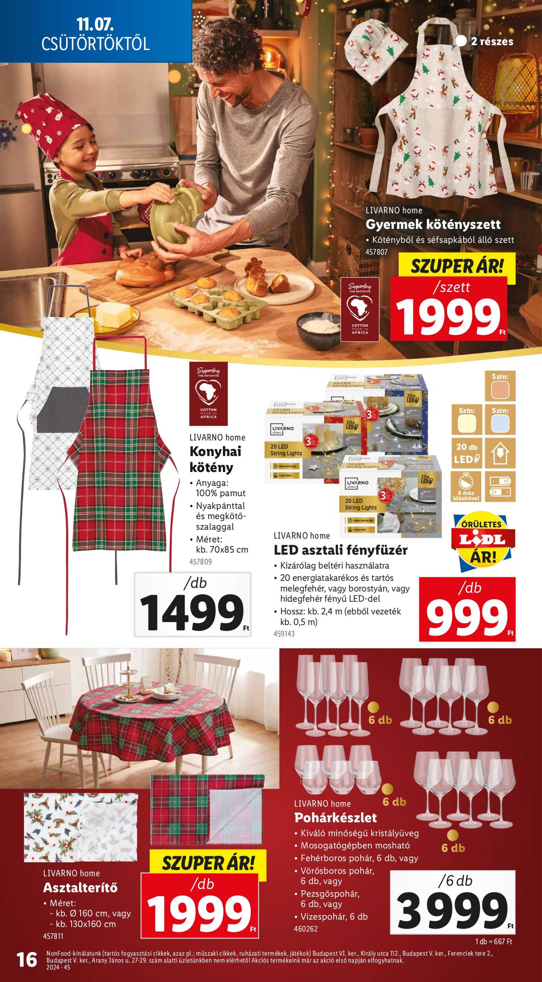 lidl - Lidl - Varázslatos karácsony akciós újság, érvényes 11.07. - 12.31. - page: 16