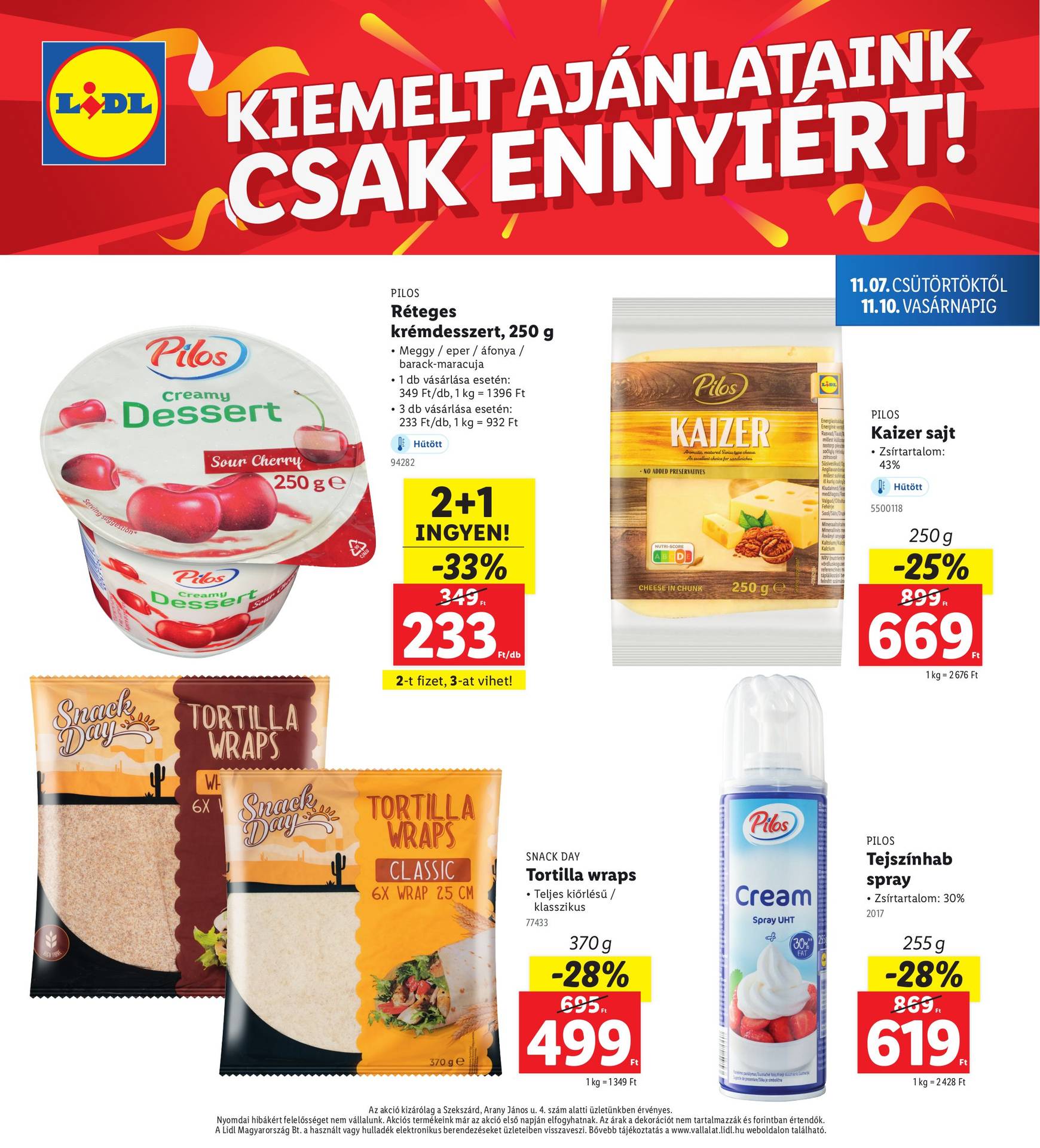 lidl - Lidl - Szekszárd akciós újság, érvényes 11.07. - 11.10. - page: 4