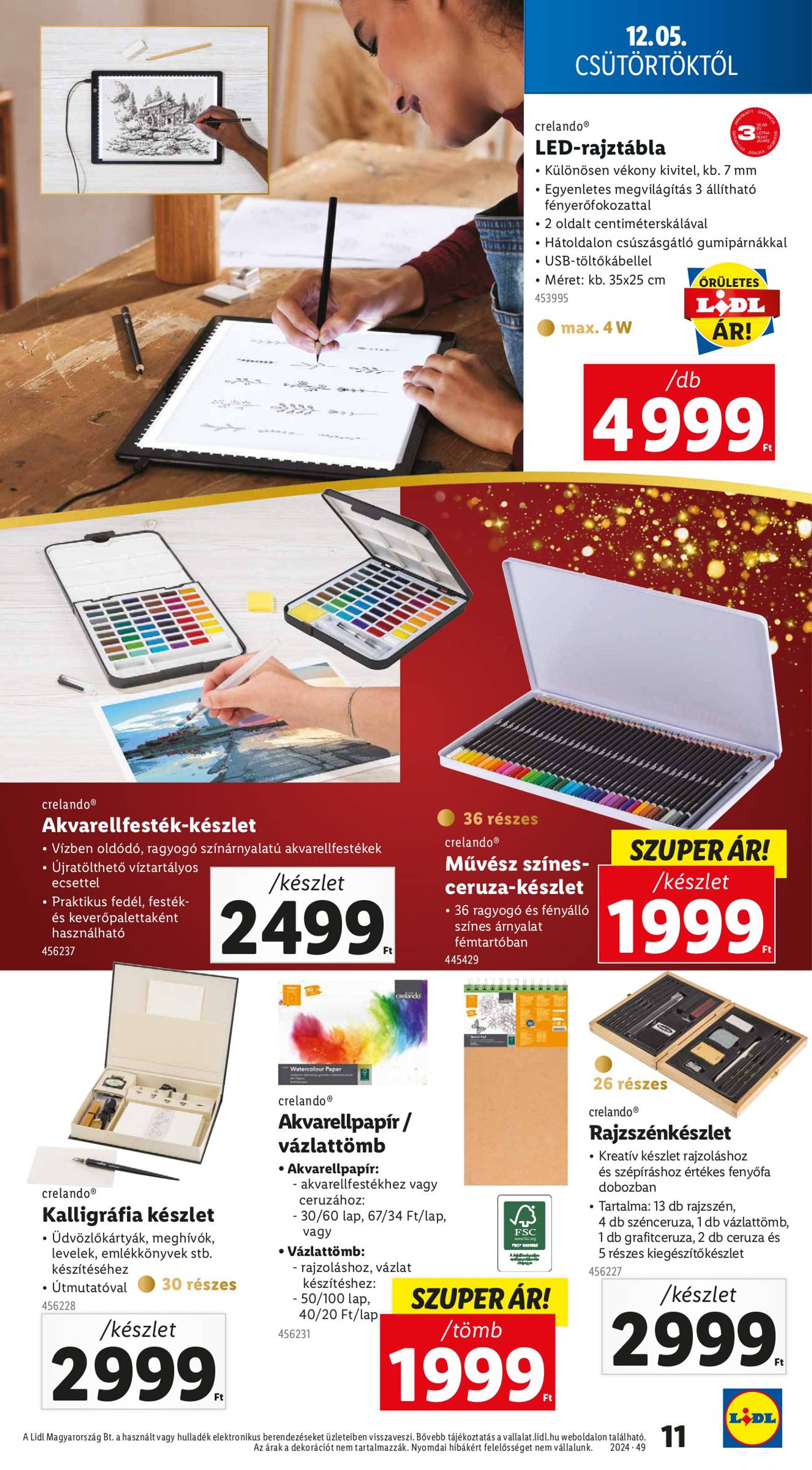 lidl - Lidl - Varázslatos karácsony akciós újság, érvényes 12.05. - 12.11. - page: 11