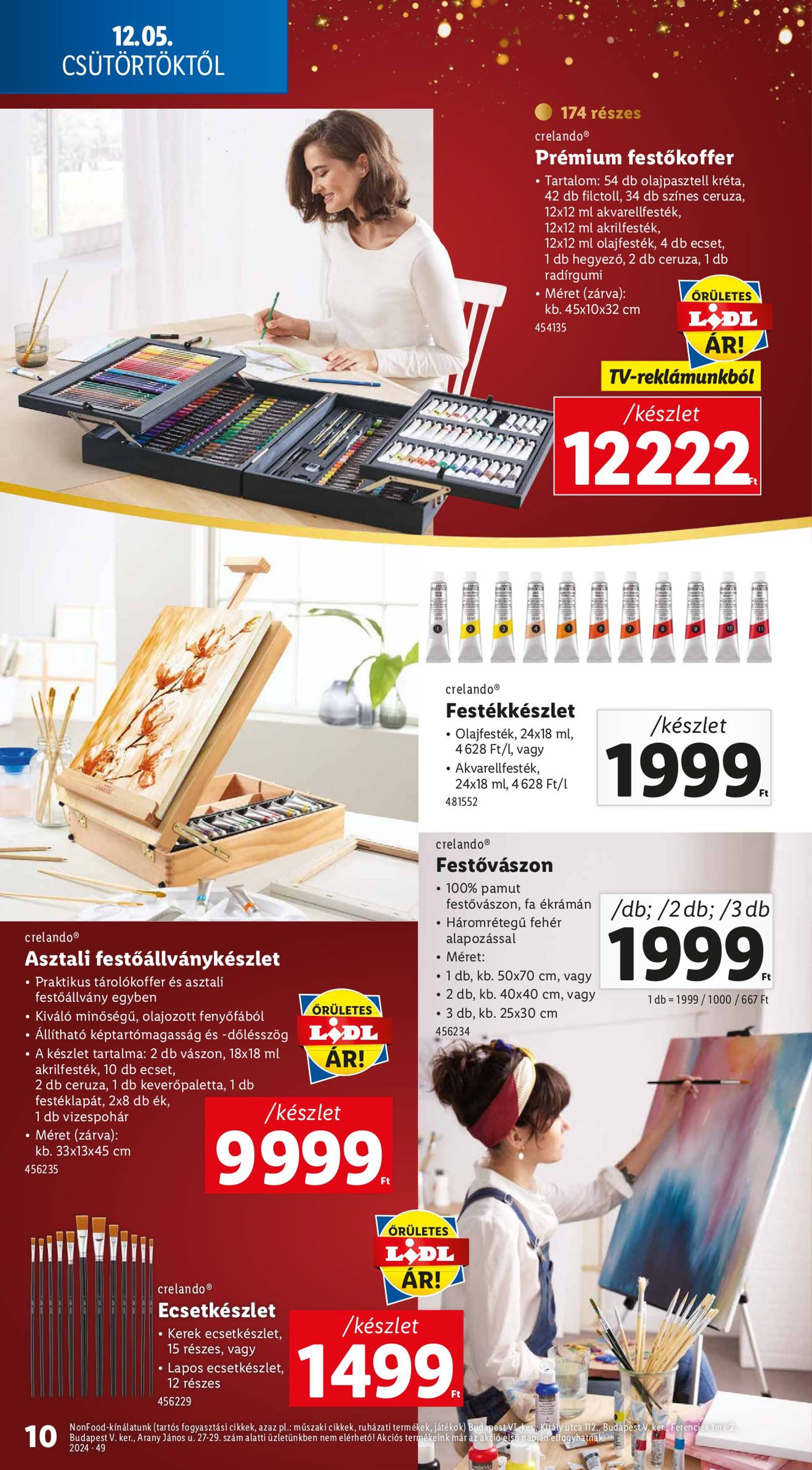 lidl - Lidl - Varázslatos karácsony akciós újság, érvényes 12.05. - 12.11. - page: 10