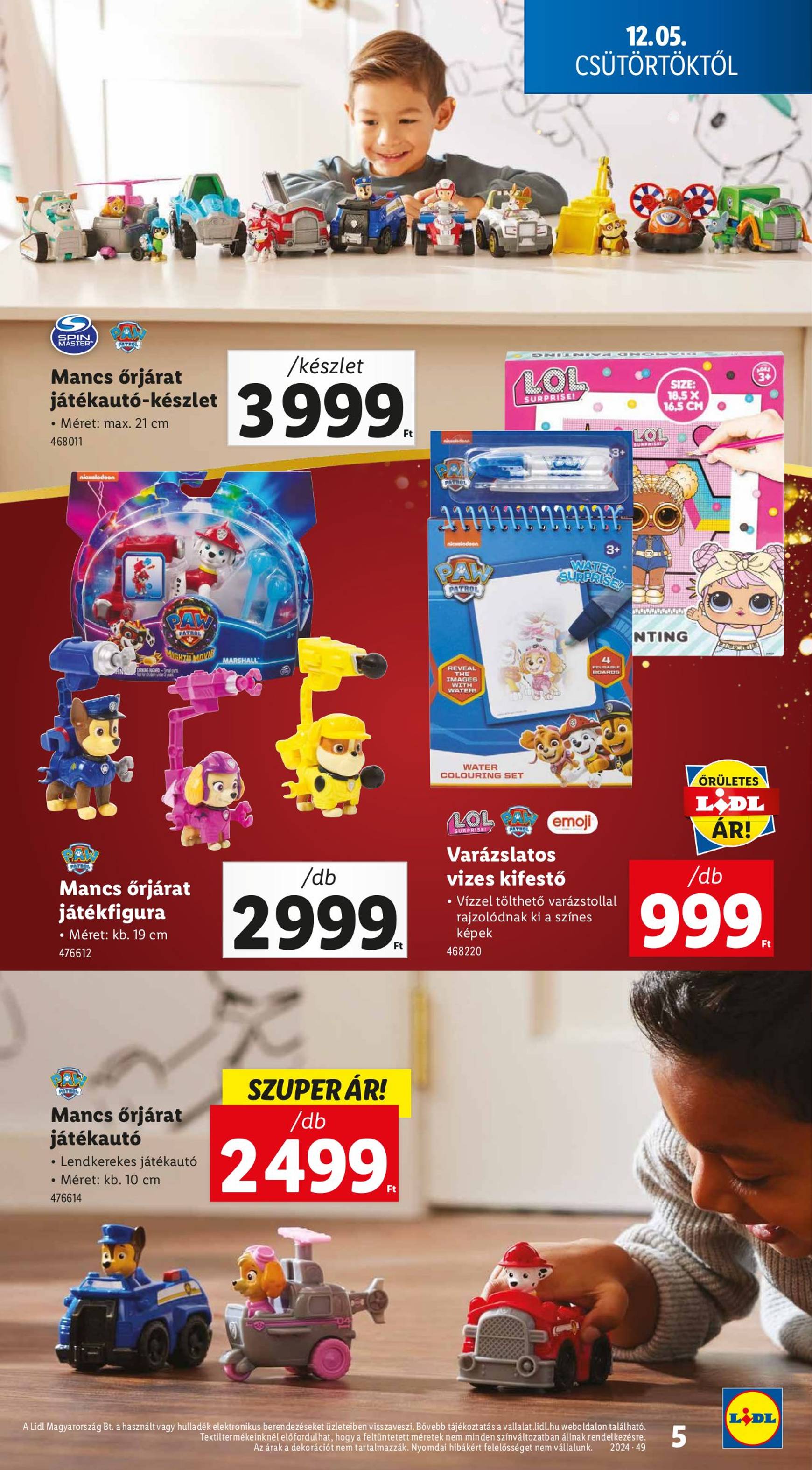 lidl - Lidl - Varázslatos karácsony akciós újság, érvényes 12.05. - 12.11. - page: 5