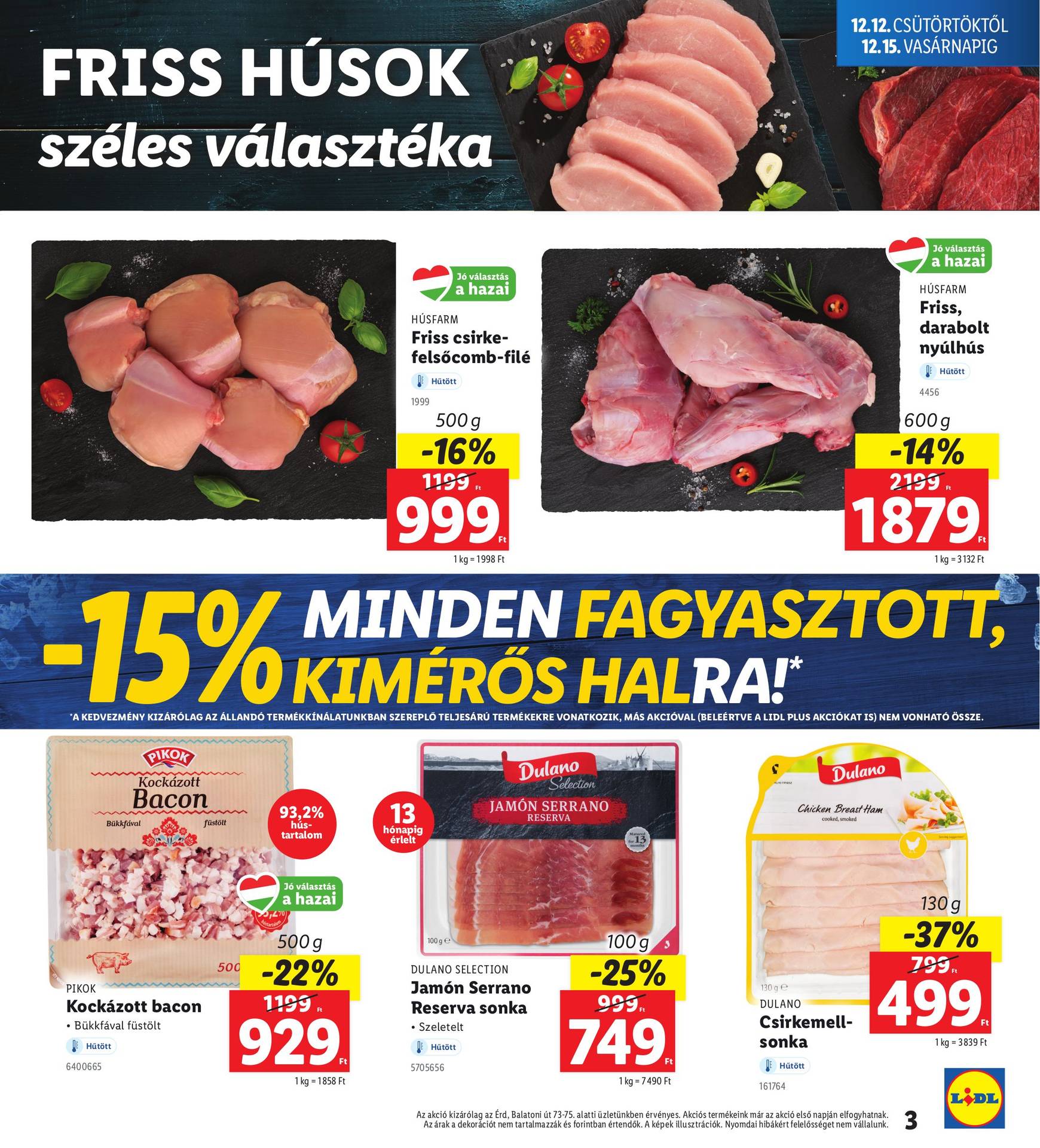 lidl - Lidl - Érd akciós újság, érvényes 12.12. - 12.15. - page: 3